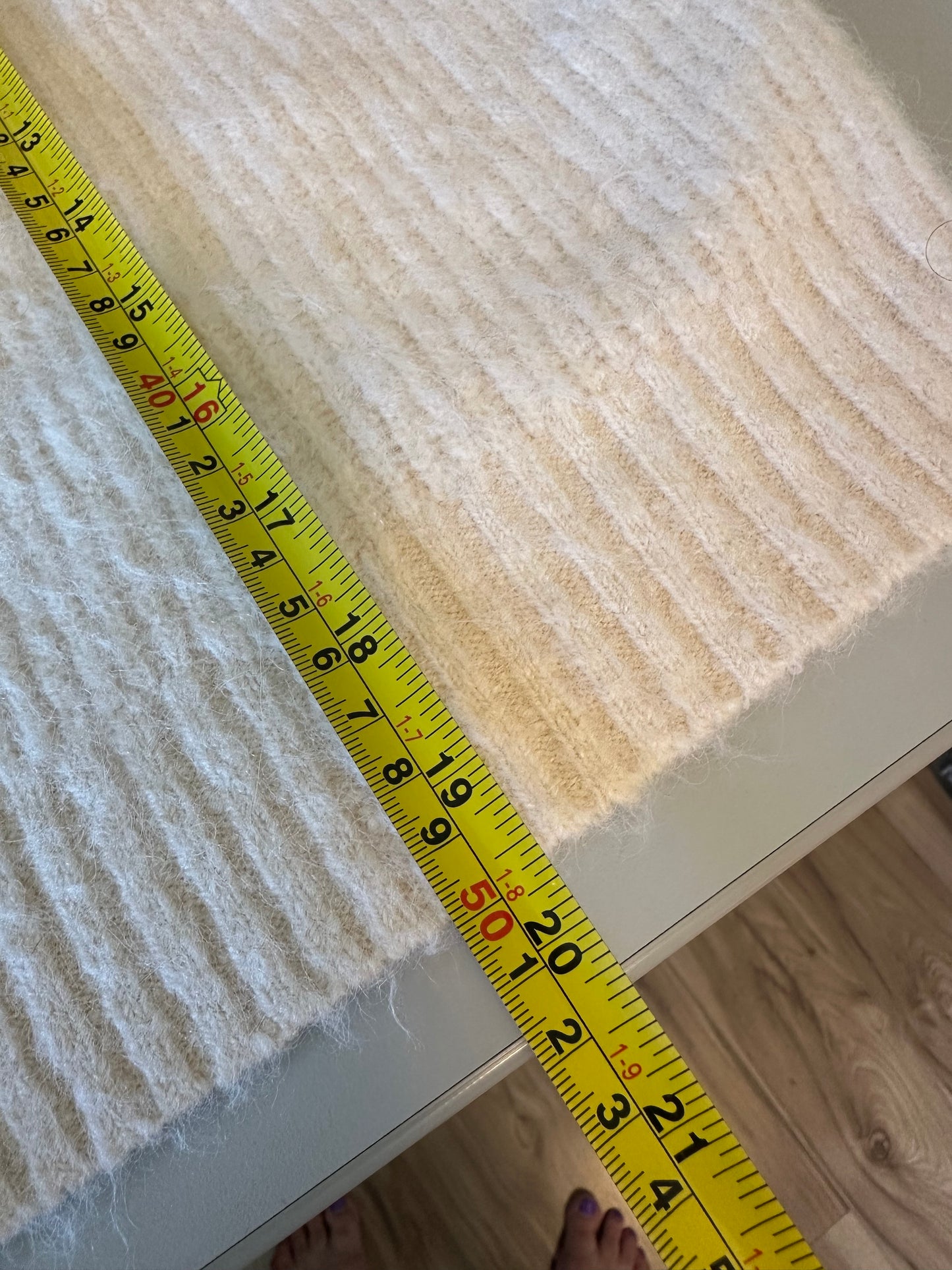 NWT French Connection Fluffy Knit Cardigan in Classic Cream | Size XS