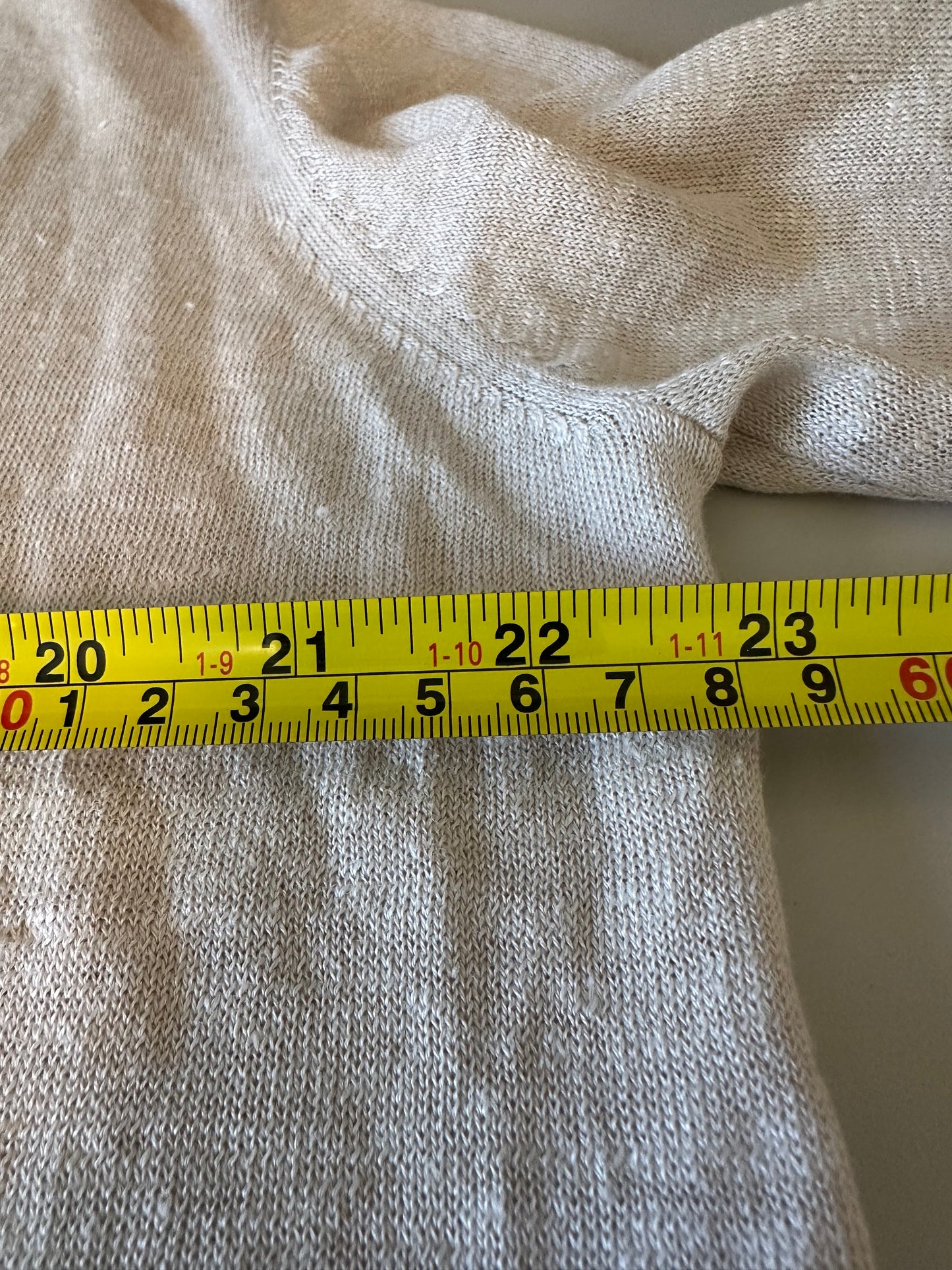 Kinross Hooded Linen Cardigan Sweater | Size Small