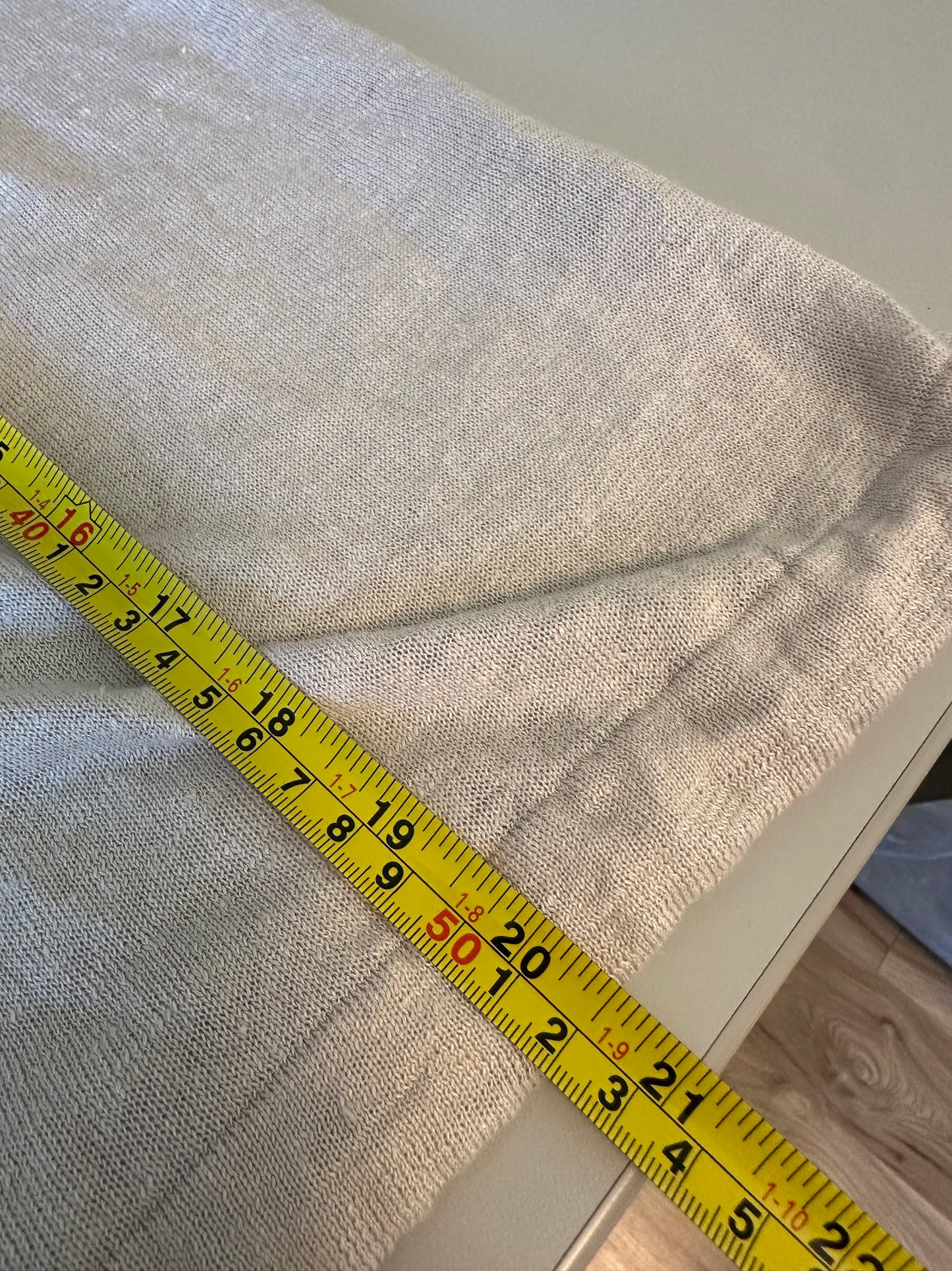 Kinross Hooded Linen Cardigan Sweater | Size Small