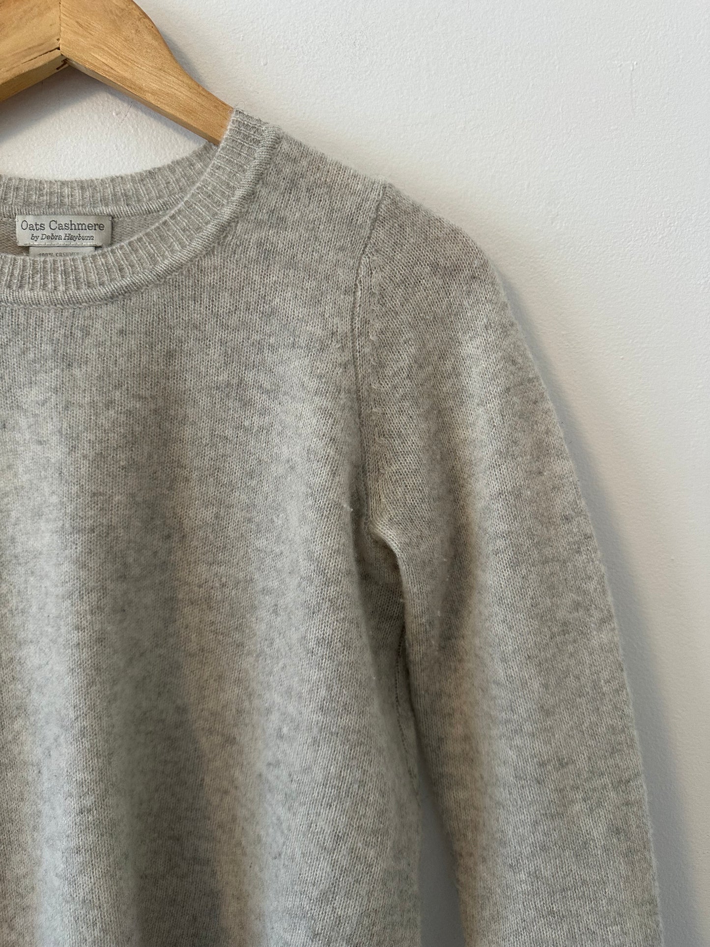 Oats Cashmere Oatmeal High Low Sweater | Size Small
