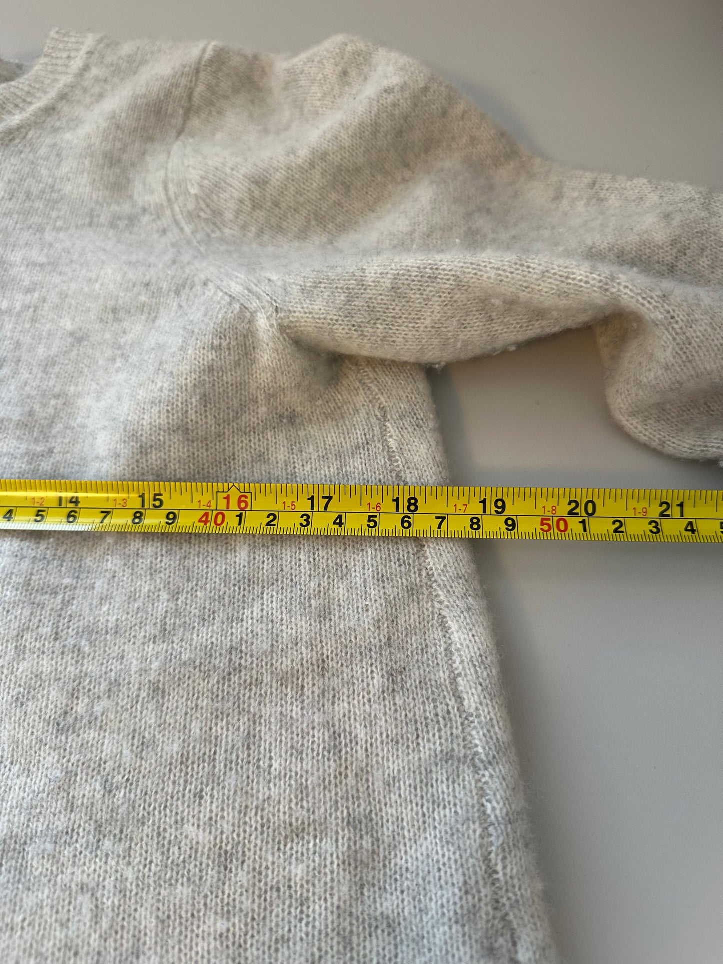 Oats Cashmere Oatmeal High Low Sweater | Size Small