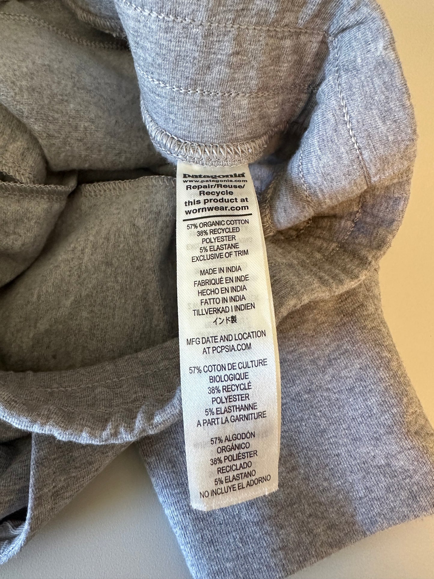 NWT Patagonia Cotton Blend Gray Jogger Sweatpants | Size Small