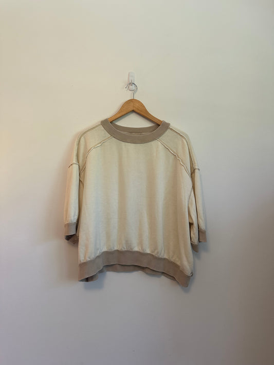 Free People We The Free Everything Pullover in Nilla Cream | Size XS