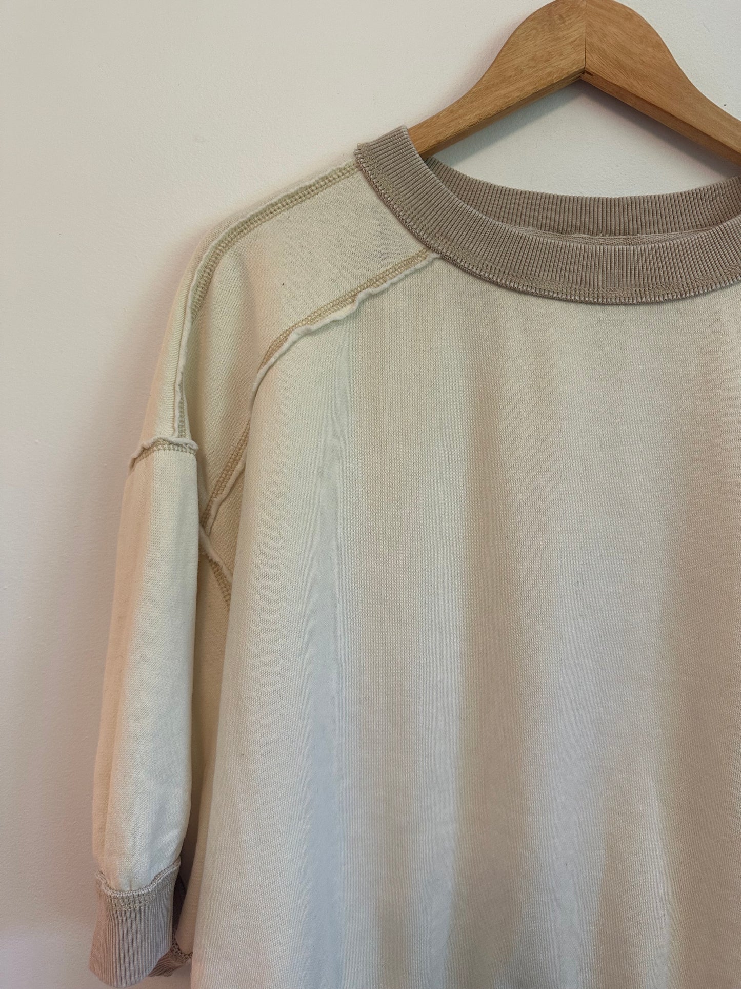 Free People We The Free Everything Pullover in Nilla Cream | Size XS
