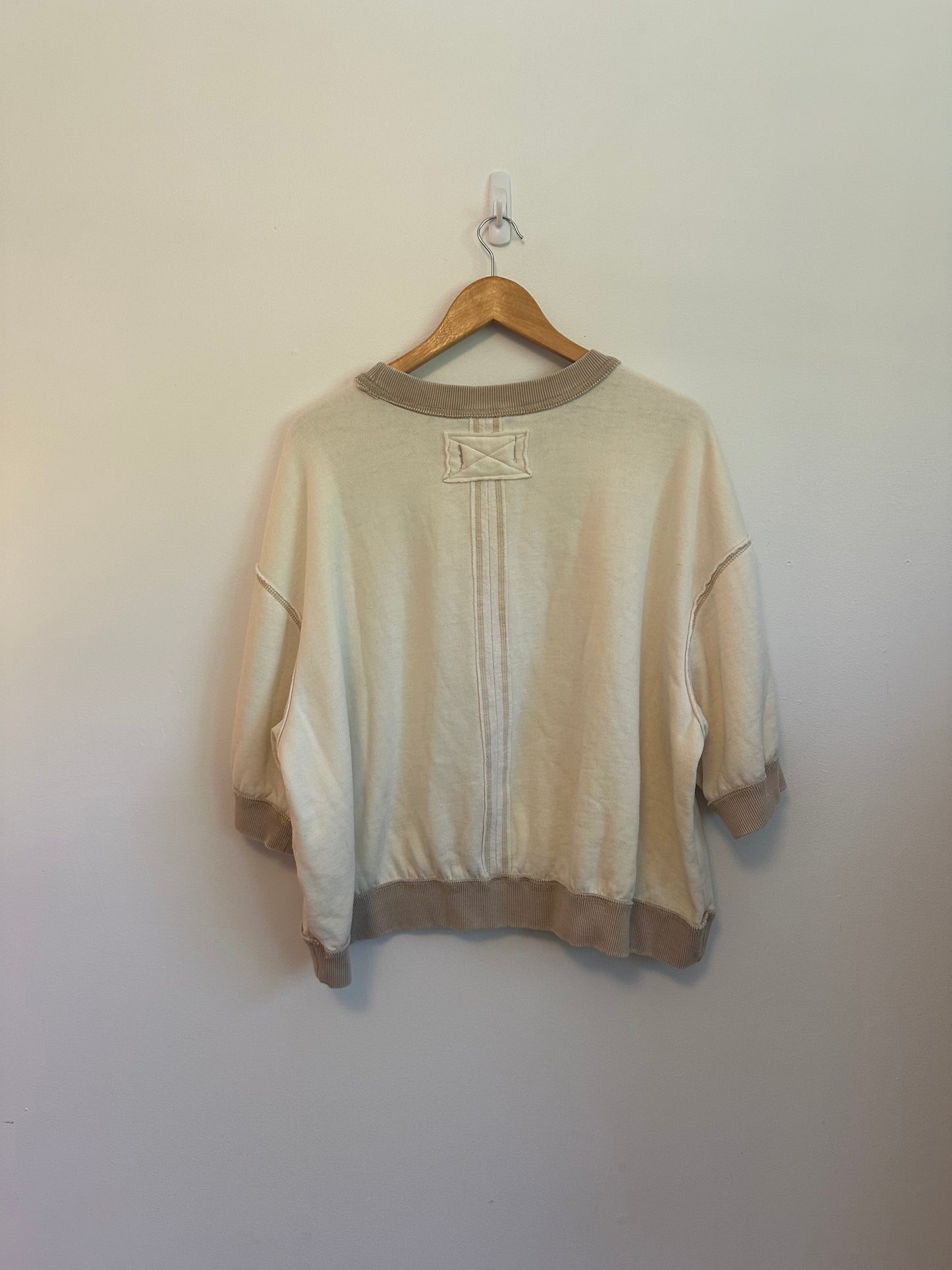 Free People We The Free Everything Pullover in Nilla Cream | Size XS
