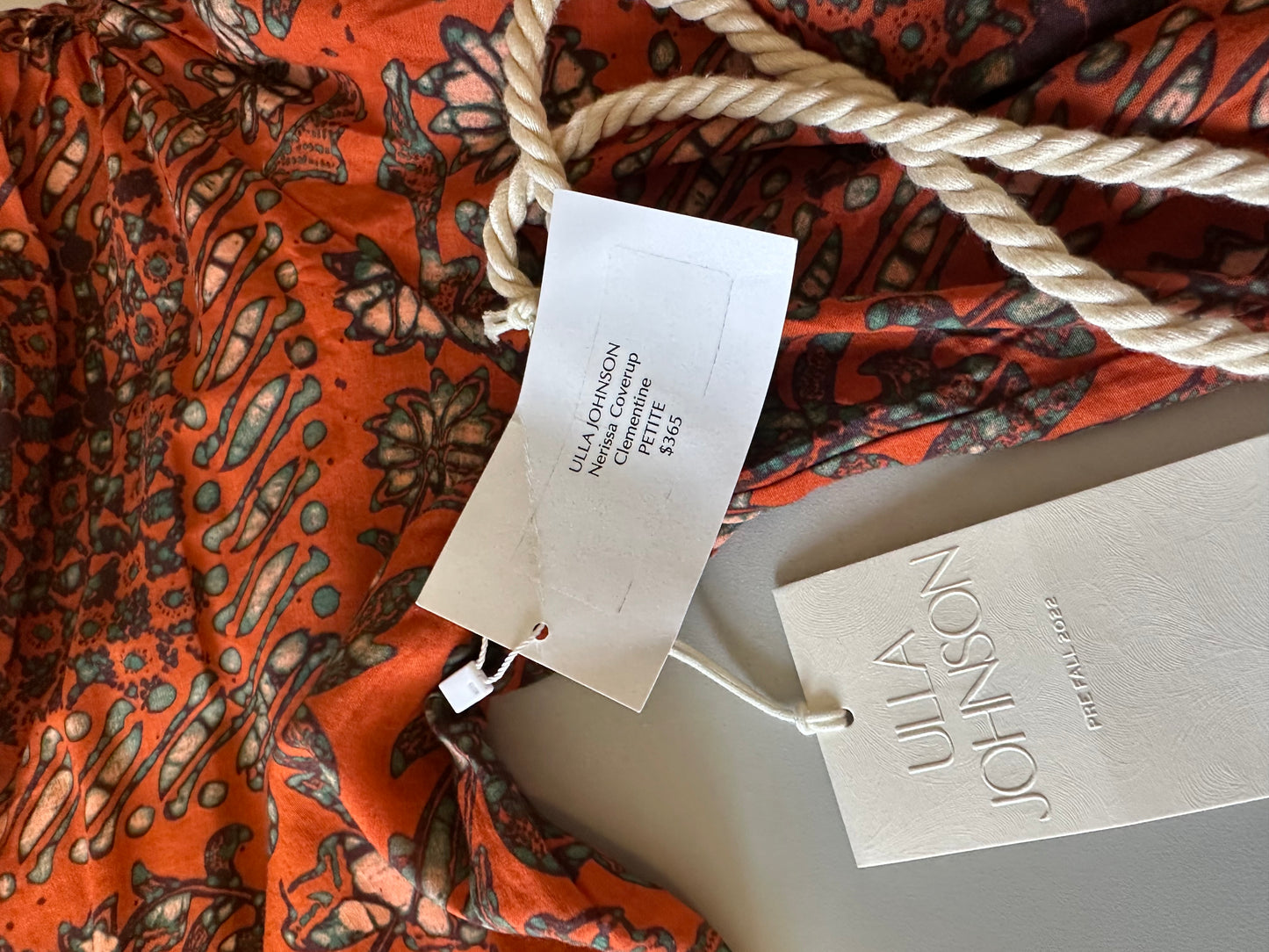 NWT Ulla Johnson Nerissa Cotton Coverup Dress | Size P (Small)