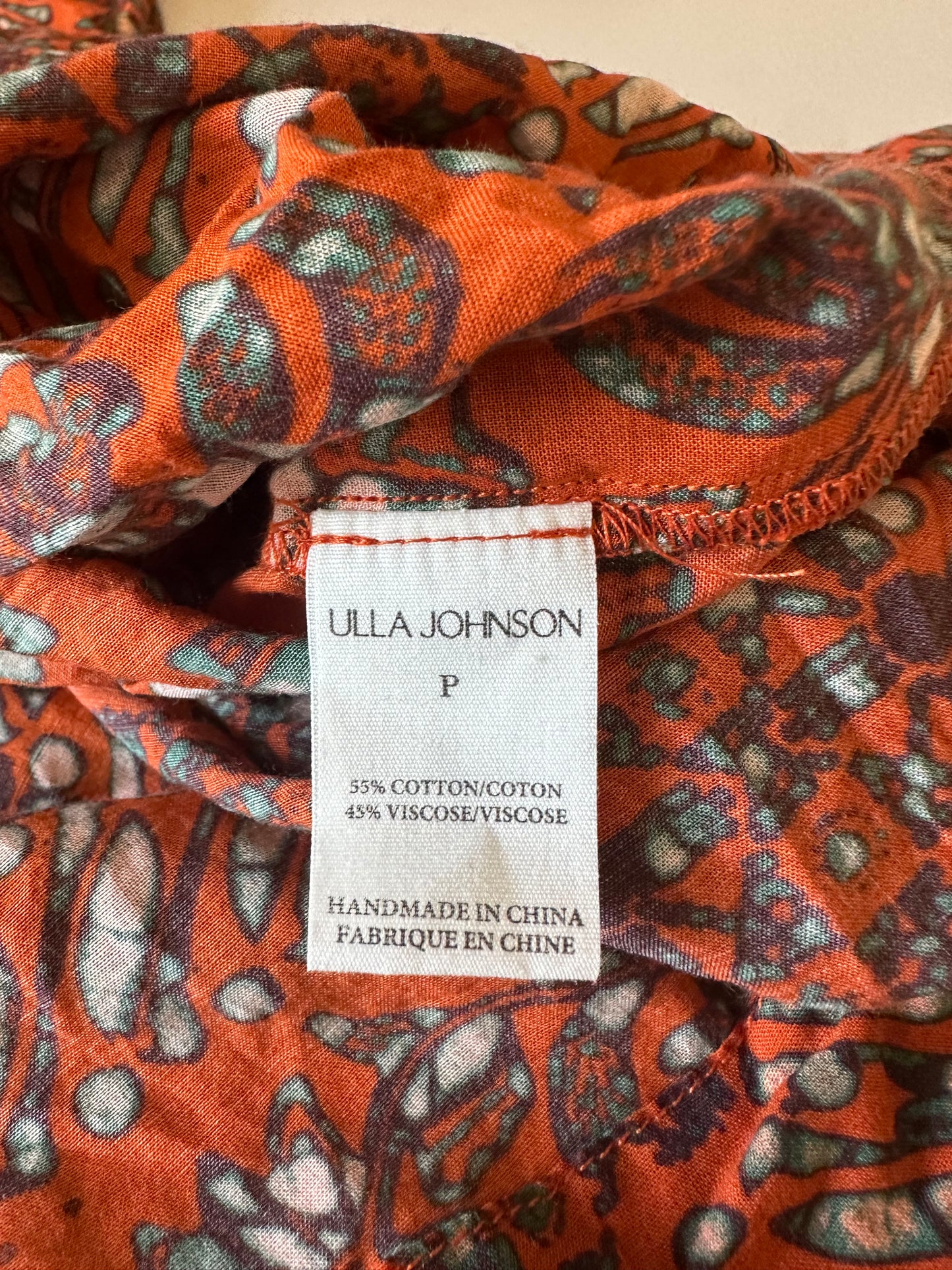 NWT Ulla Johnson Nerissa Cotton Coverup Dress | Size P (Small)