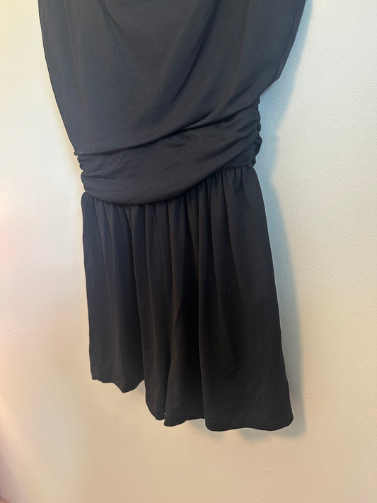 Susana Monaco Off The Shoulder Black Romper | Size Medium