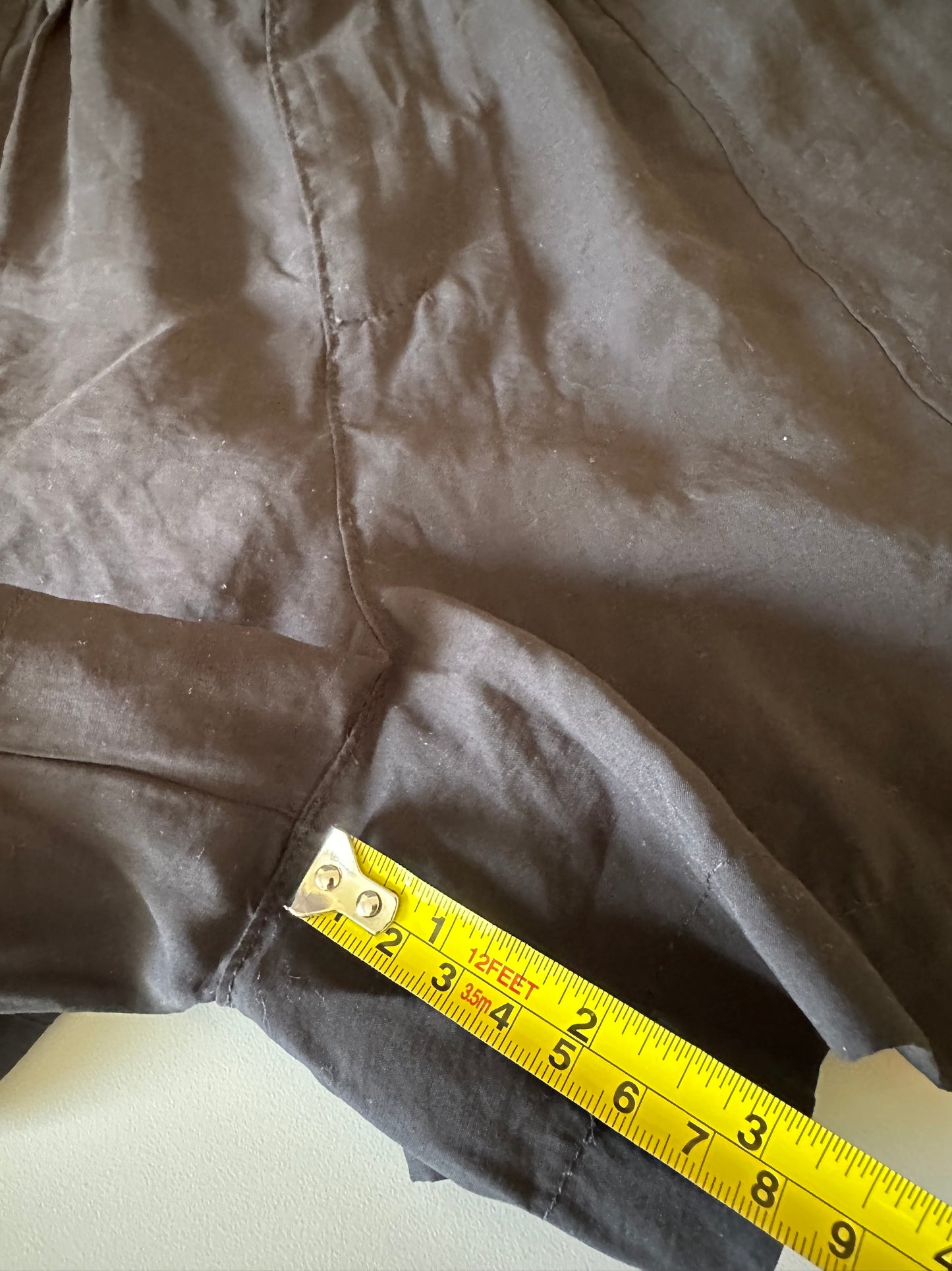 NWT Madwell Paperbag Pull On Shorts in Black | Size Small