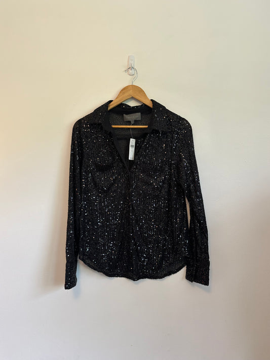 NWT Anthropologie Sunday in Brooklyn The Remie Sequin Buttondown | Size Small