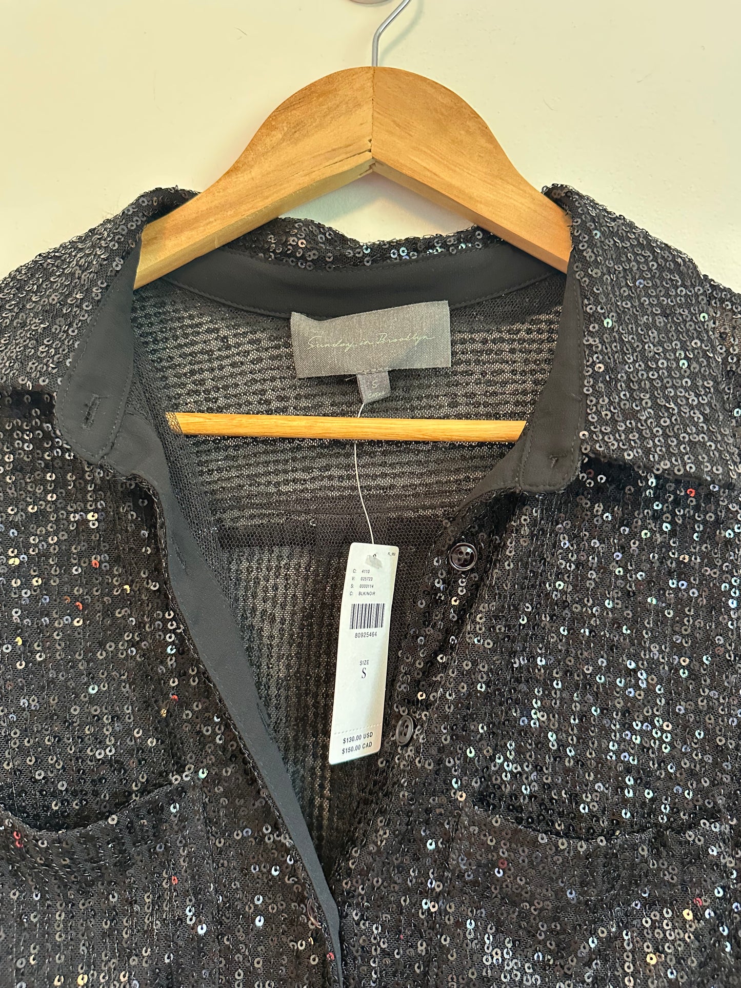 NWT Anthropologie Sunday in Brooklyn The Remie Sequin Buttondown | Size Small