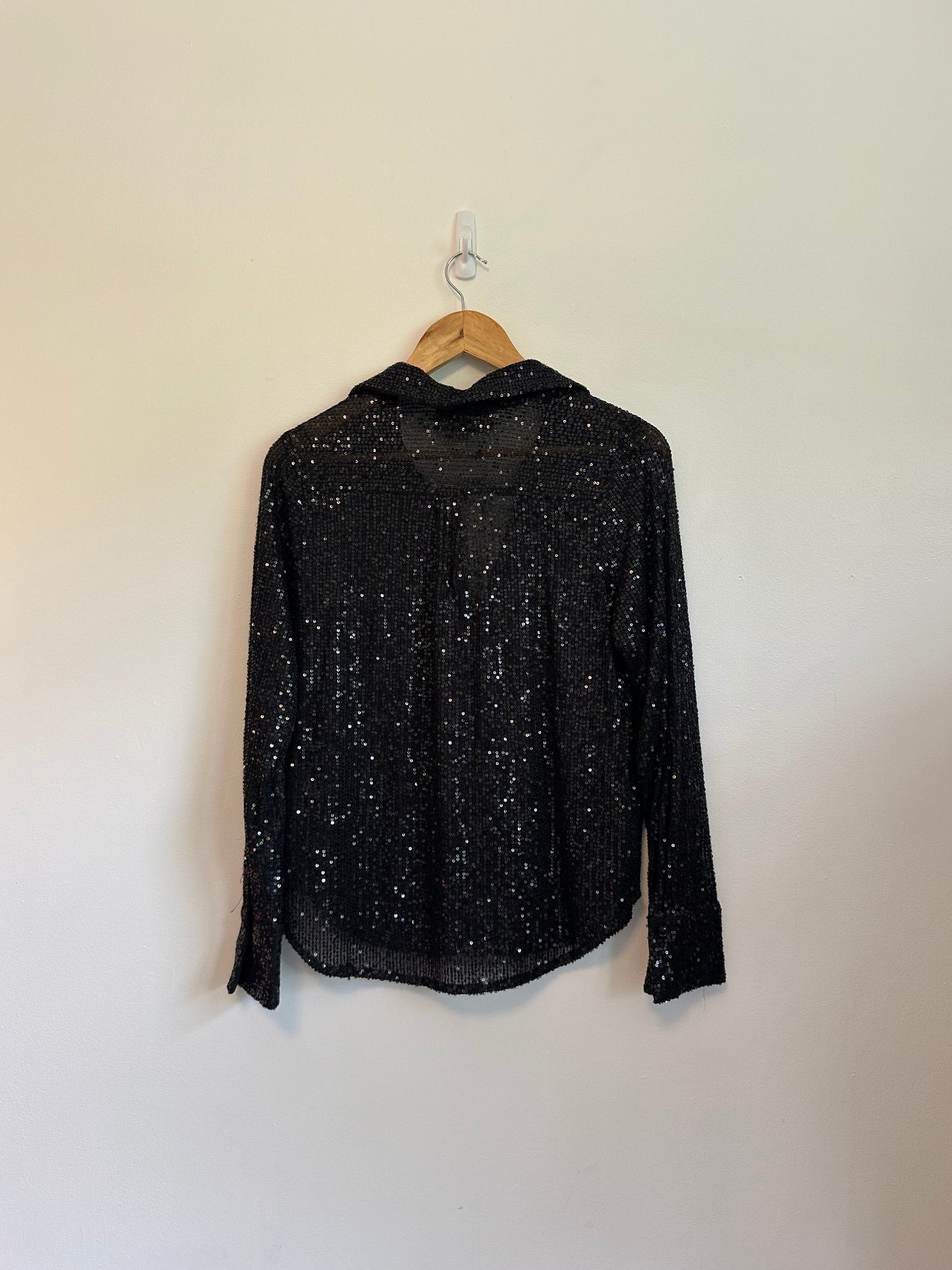 NWT Anthropologie Sunday in Brooklyn The Remie Sequin Buttondown | Size Small