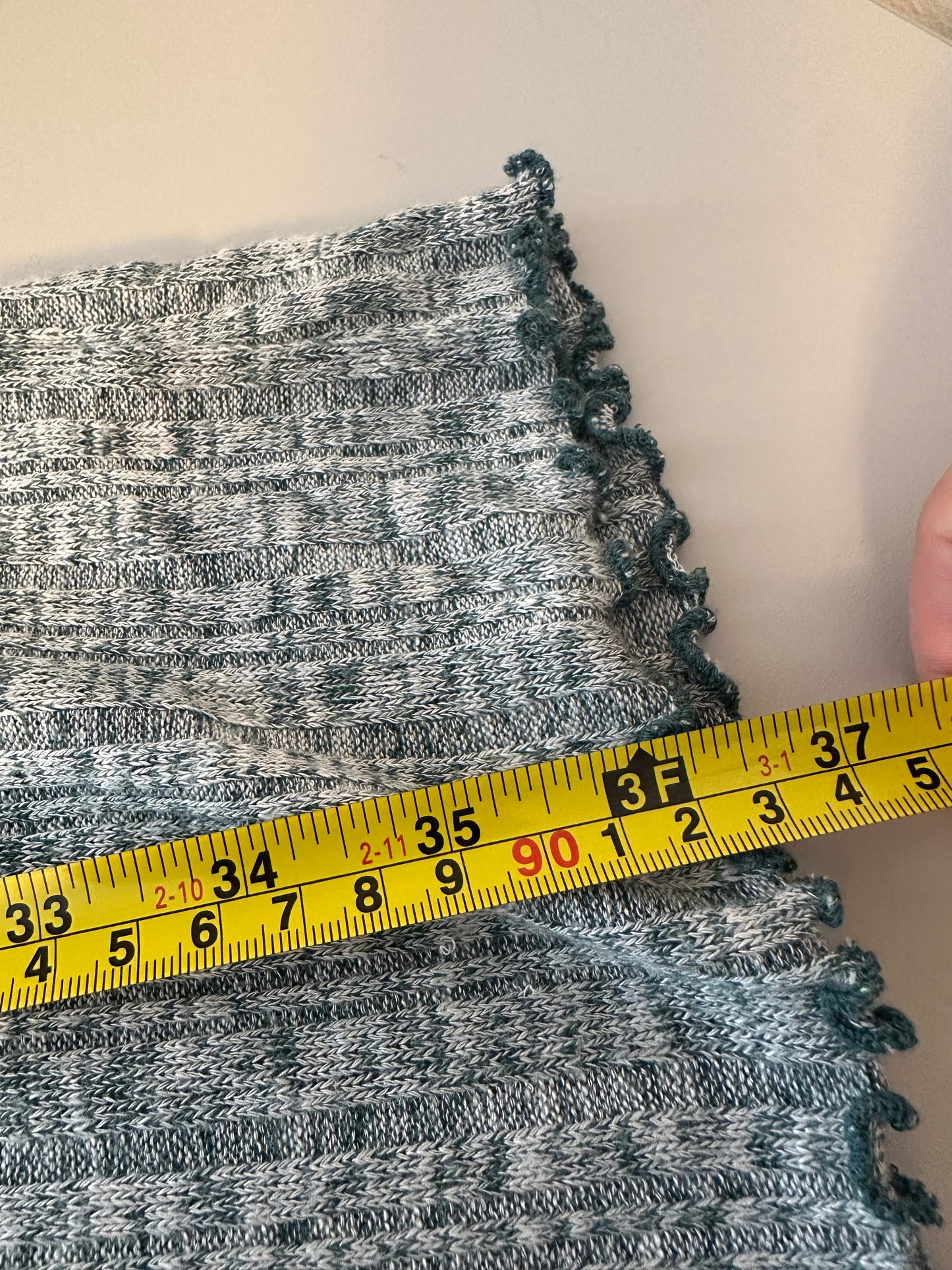 Akemi + Kin Chateaux Long Duster Cardigan in Seafoam Green | Size XS