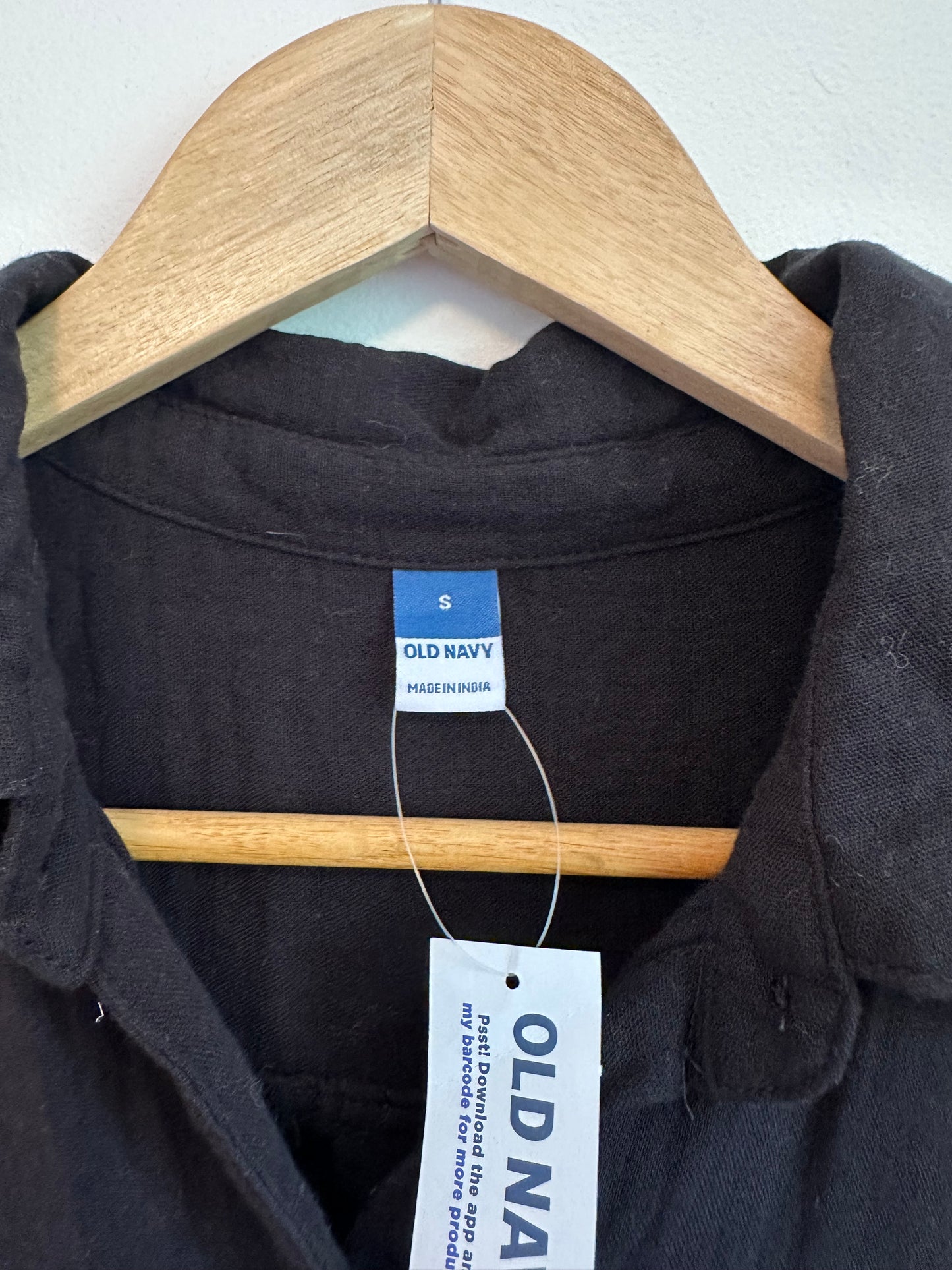 NWT Old Navy Cotton Romper in Black | Size Small