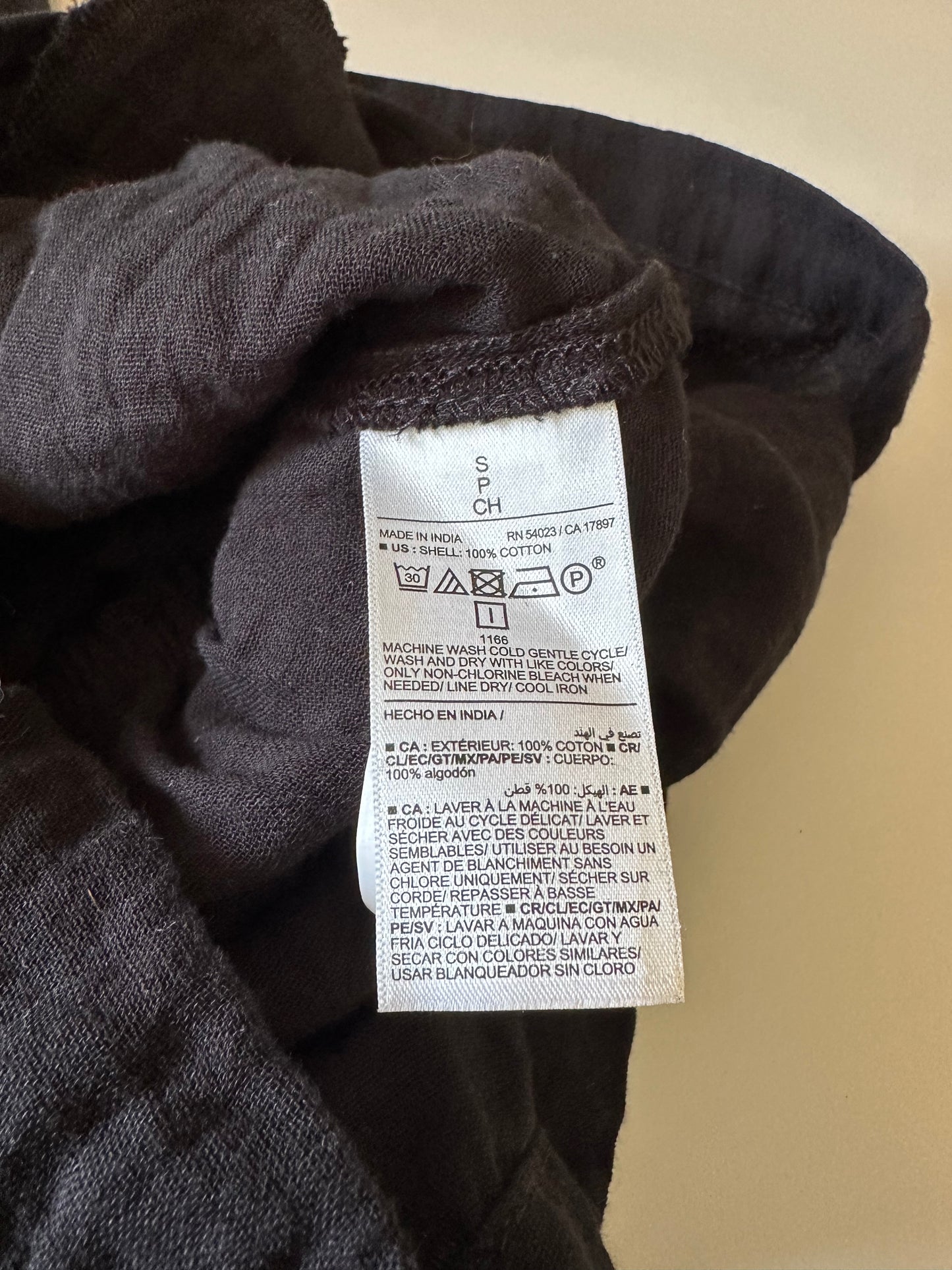 NWT Old Navy Cotton Romper in Black | Size Small