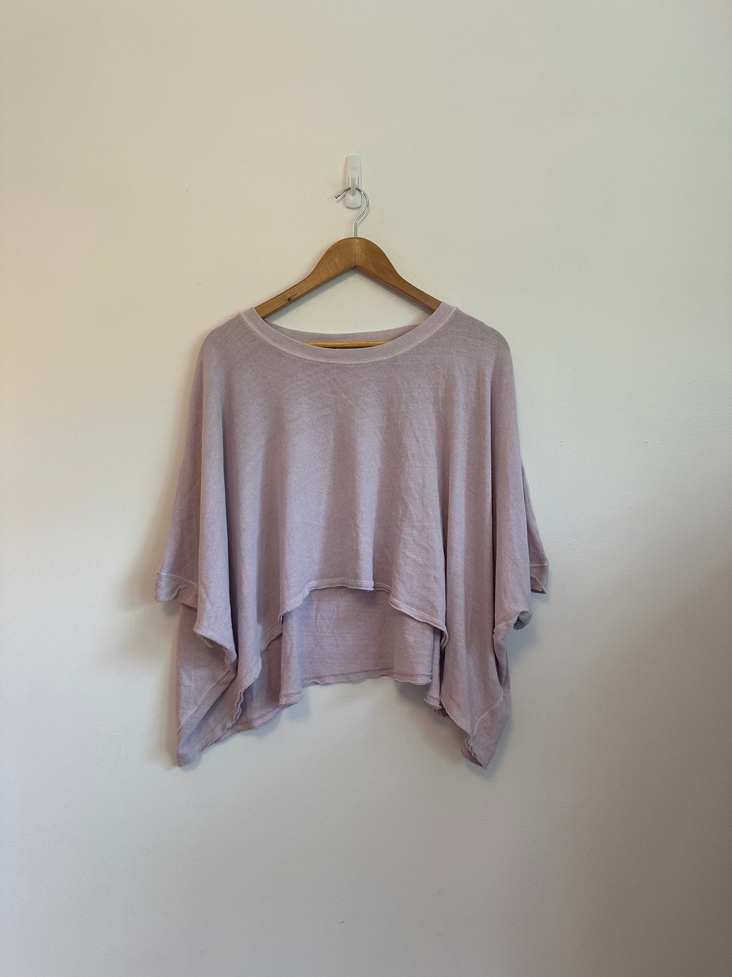 NWT Free People We The Free Flowy Lavender Pale Purple T-Shirt | Size Small