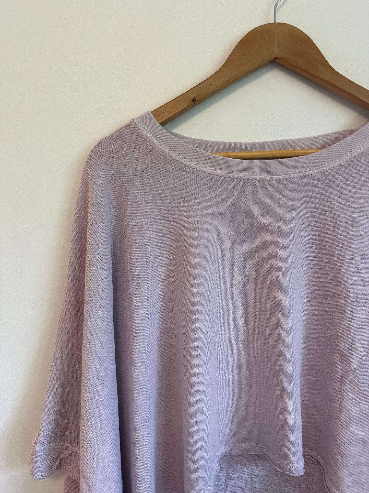 NWT Free People We The Free Flowy Lavender Pale Purple T-Shirt | Size Small
