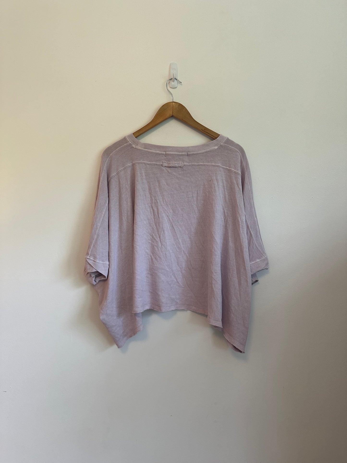 NWT Free People We The Free Flowy Lavender Pale Purple T-Shirt | Size Small