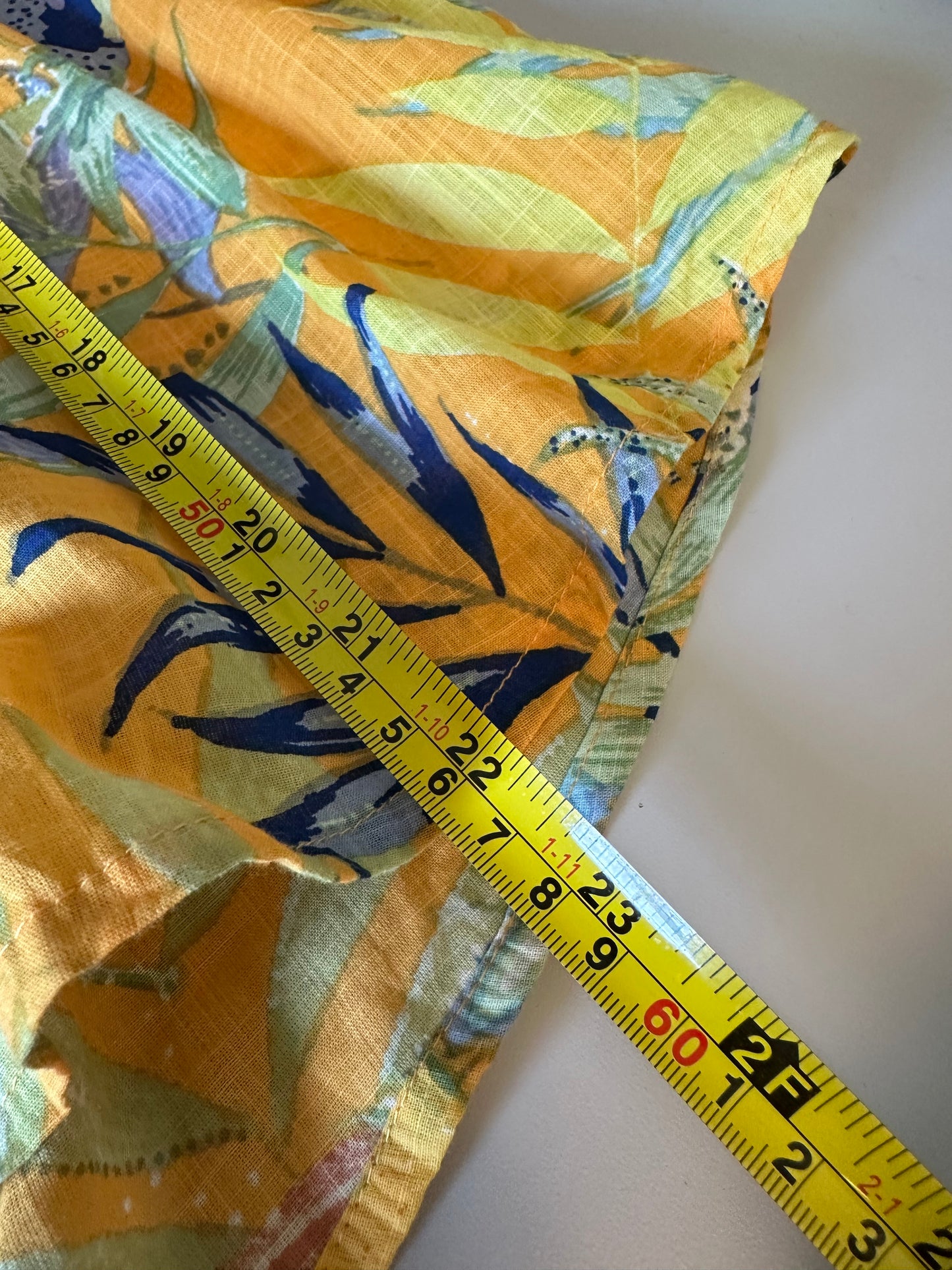 Maeve by Anthropologie Puff Sleeve Tropical Bird Blouse | Size Small