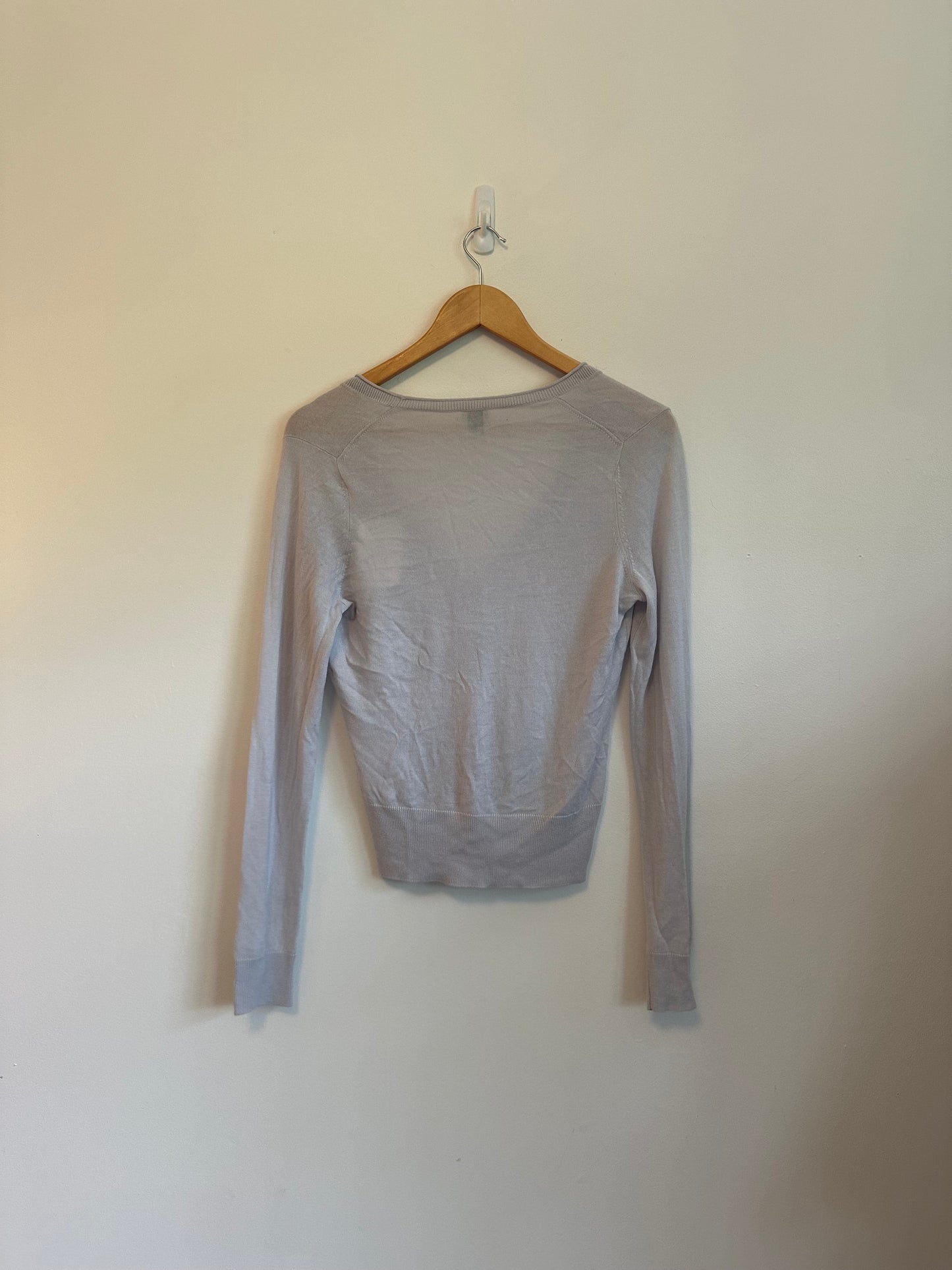 NWT FTC Cashmere Seacell Lightweight Knit Cardigan in Gray | Size XS