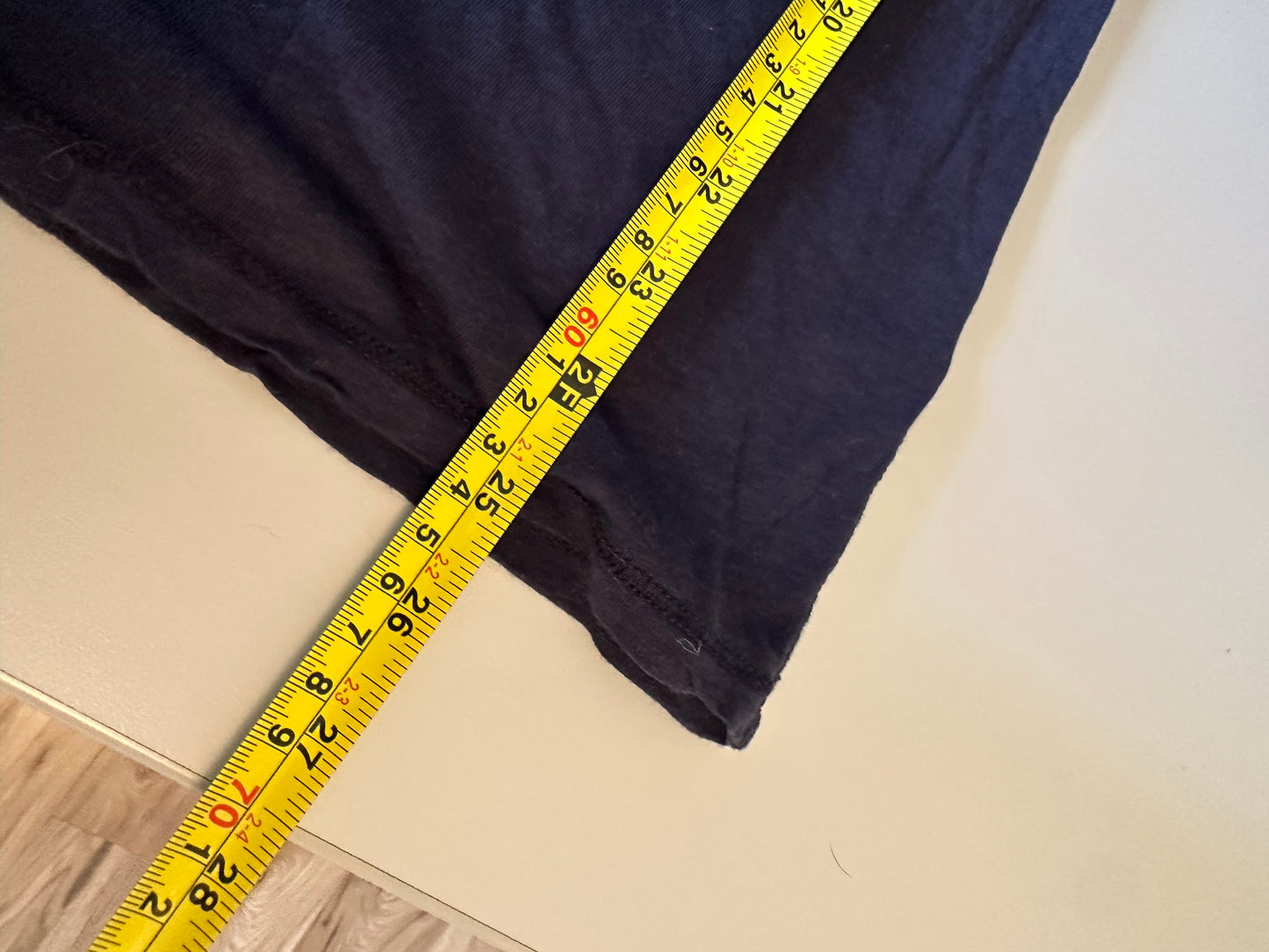NWT Michael Stars Navy Blue Cotton V-Neck Short Sleeve T-Shirt