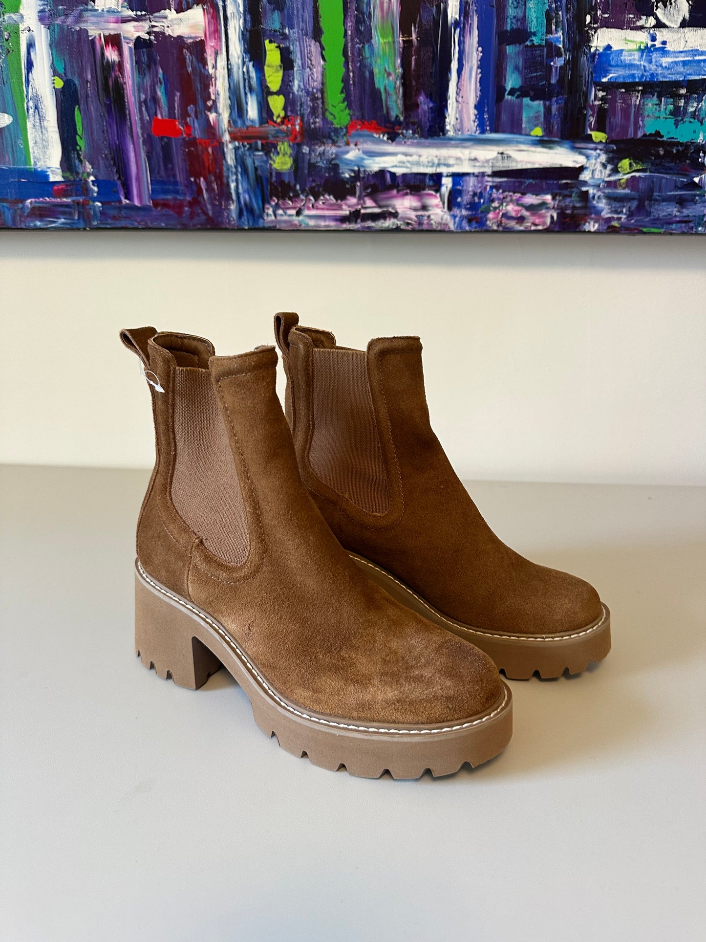 New Dolce Vita Hawk H2O Bootie in Chestnut Brown | Size 6