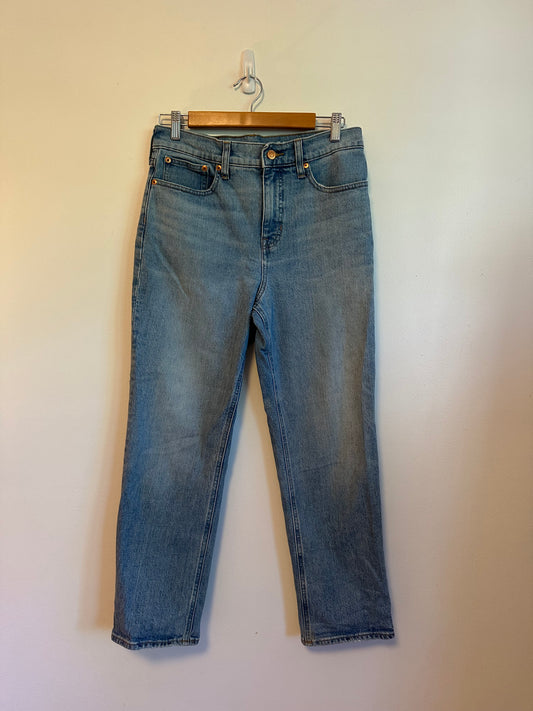 J. Crew Classic Straight Medium Wash Jeans | Size 28