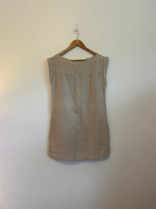 Rachel Comey Frankfurt Linen Mini Dress in Natural | Size 4