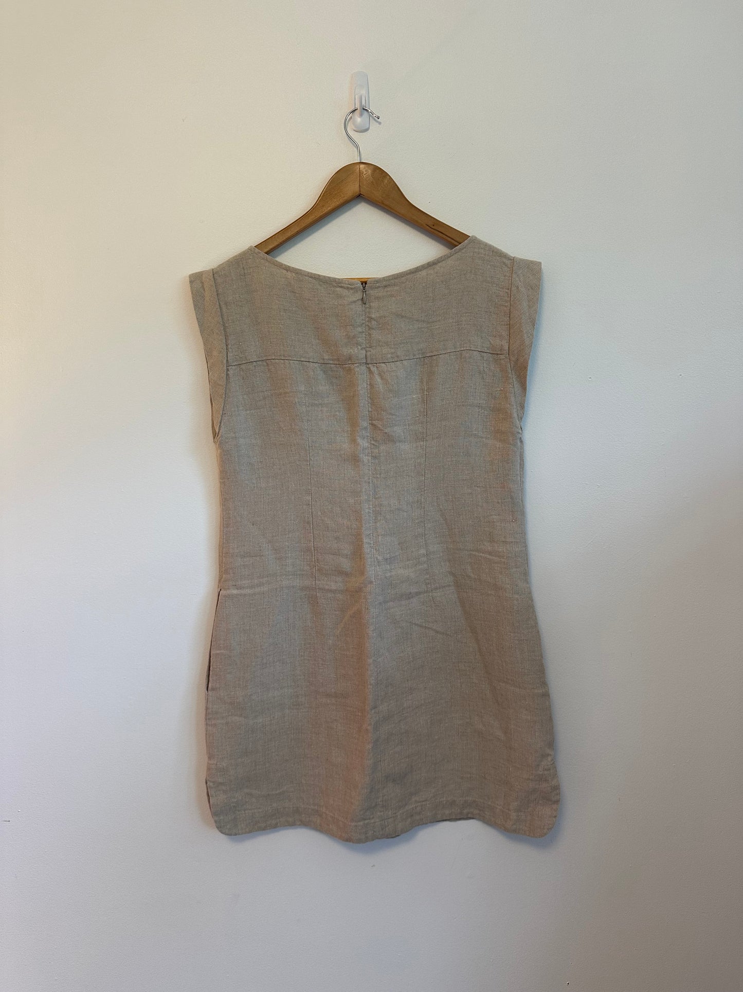 Rachel Comey Frankfurt Linen Mini Dress in Natural | Size 4