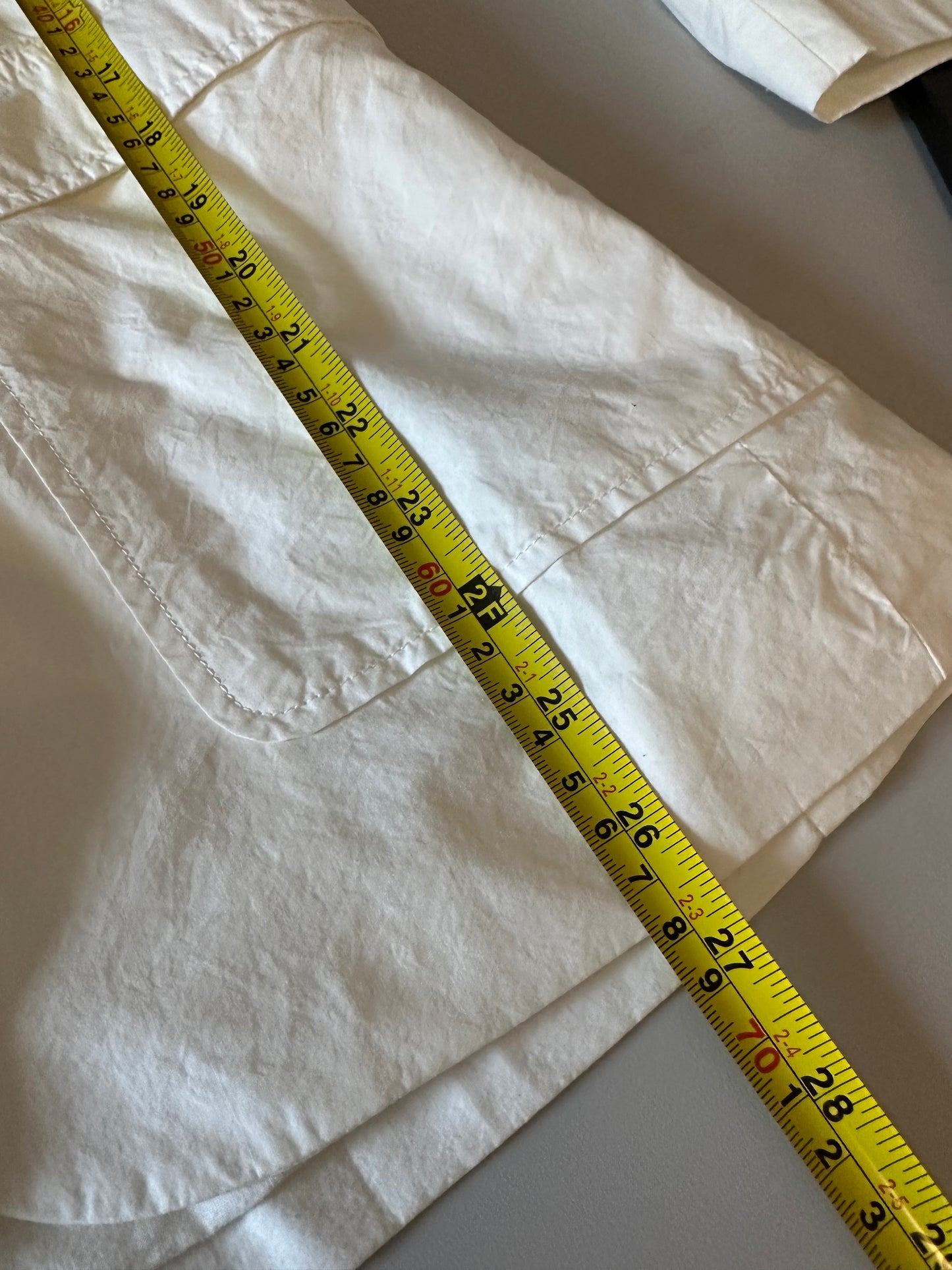 Alex Mill White Cotton Twill Blazer | Size Small