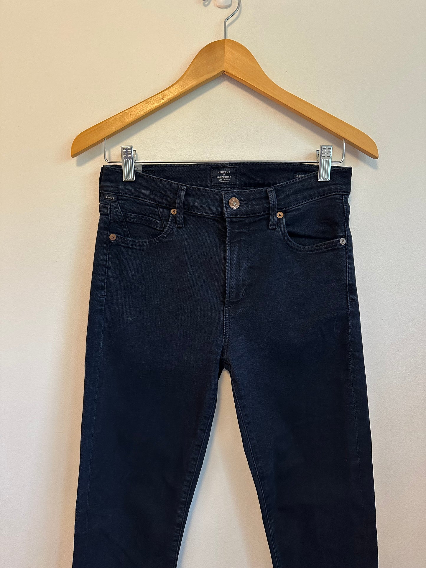 Citizens of Humanity Rocket Crop Petite High Rise Jeans | Size 27
