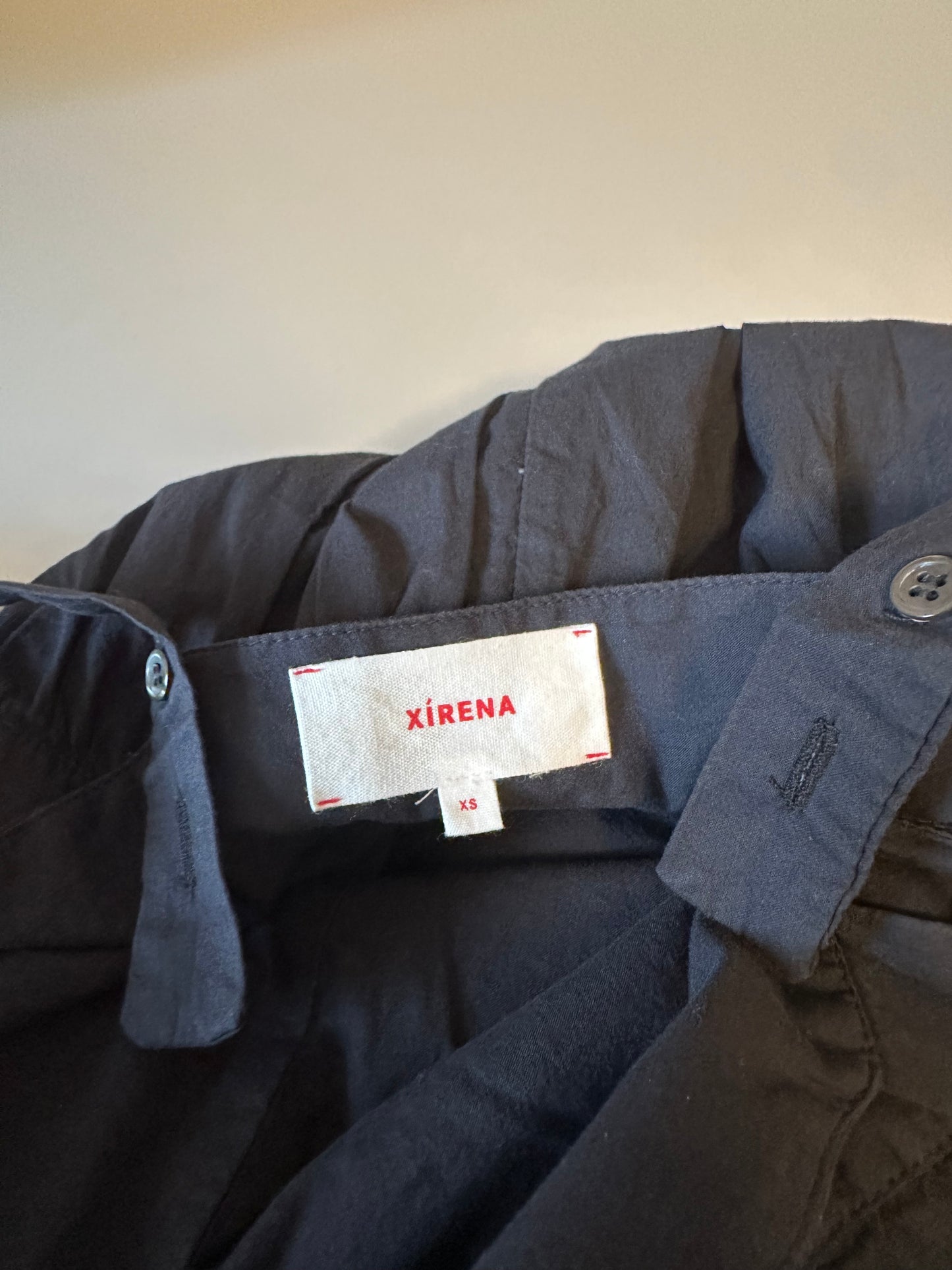 Xirena Kynsley Dress in Black Cotton Poplin | Size XS