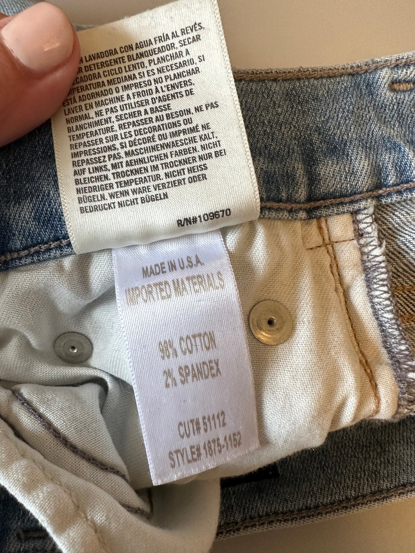 Citizens of Humanity Rocket Crop Mid Rise Skinny Jeans | Size 27
