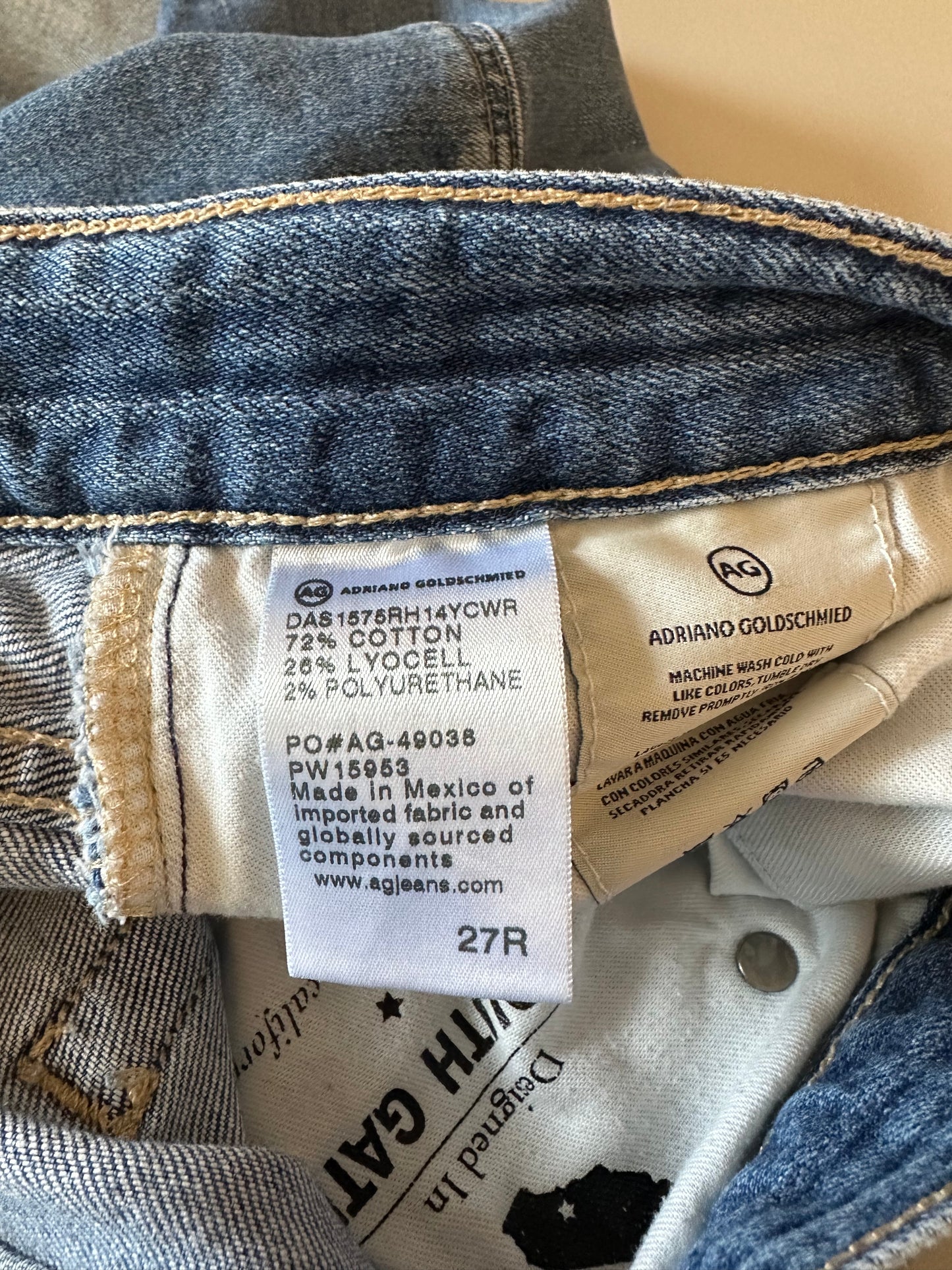 AG Adriano Goldschmied The Ex-Boyfriend Slouchy Jeans | Size 27
