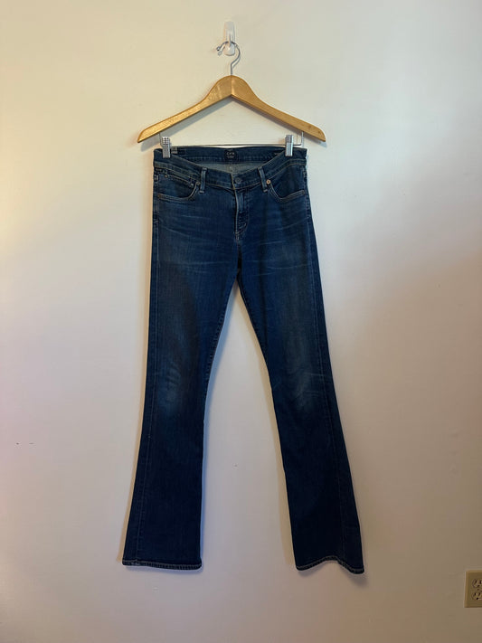 Citizens of Humanity Emannuelle Slim Bootcut Jeans in Dark Wash | Size 28