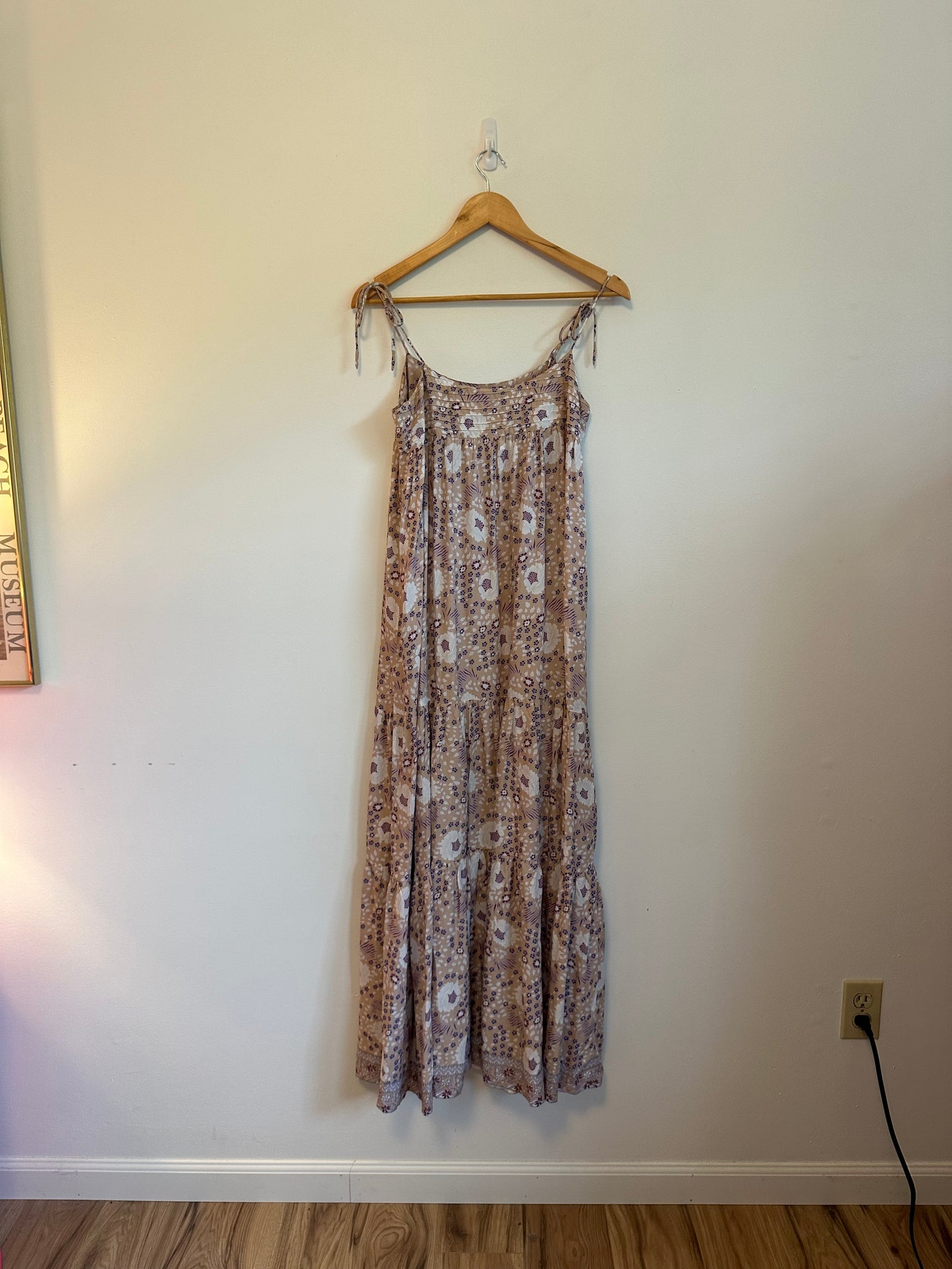 Natalie Martin Melanie Dress in Vintage Flowers Amethyst | Size XS