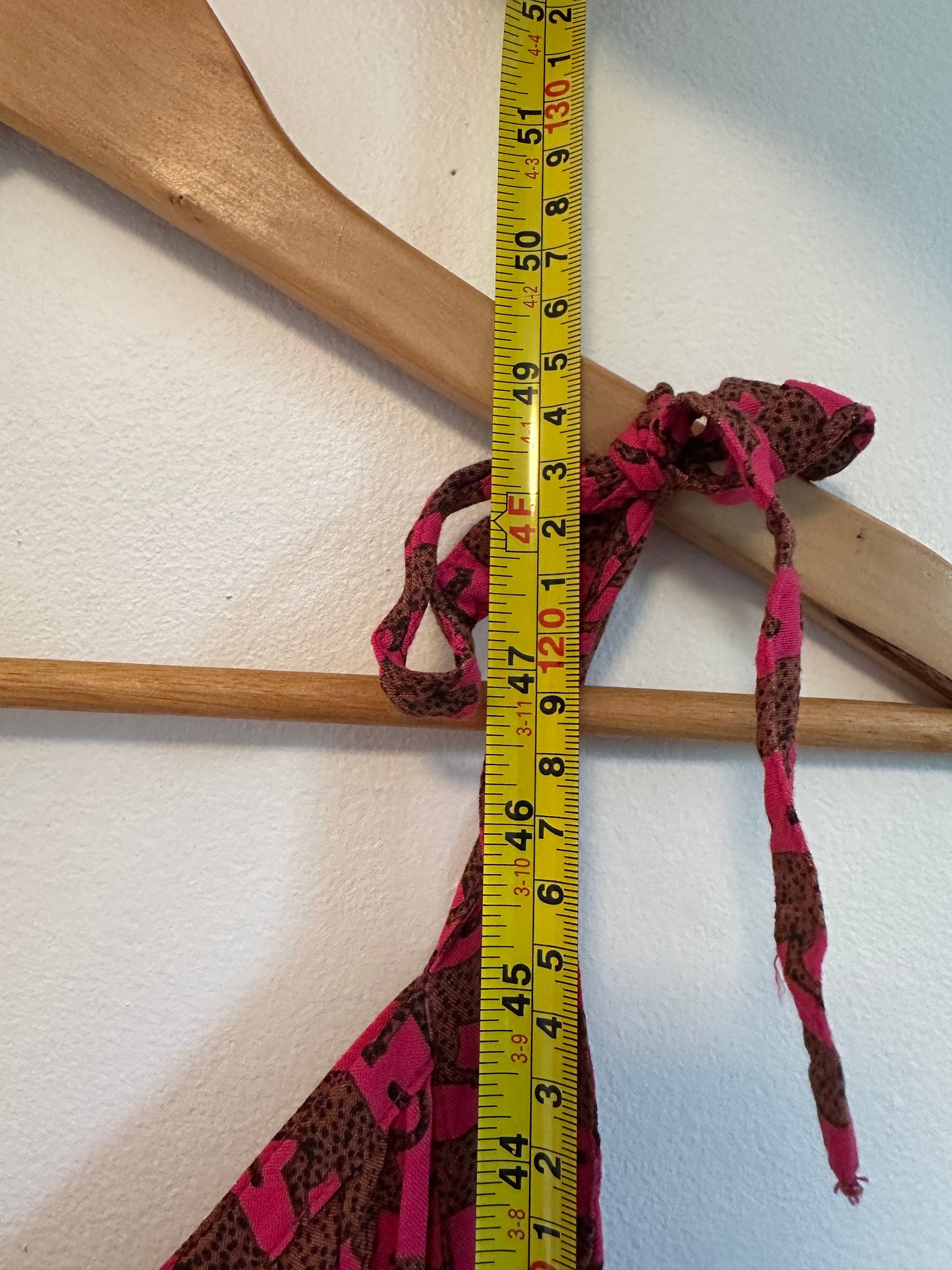 Emerson Fry India Summer Dress in Pink Cheetah | Size XS/S