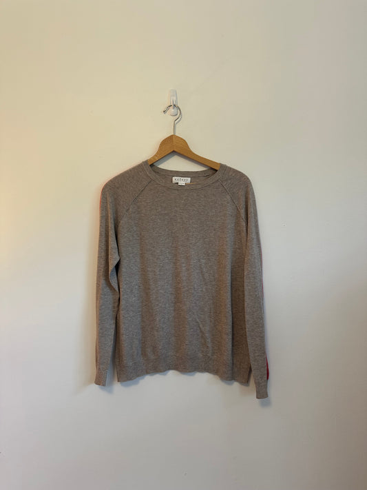 Velvet by Graham & Spencer Raglan Sleeve Cotton Sweater | Size Small