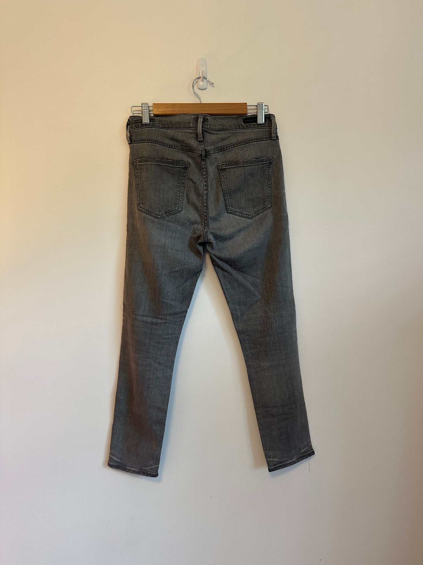 Citizens of Humanity Rocket Crop Mid Rise Skinny Gray Jeans | Size 27