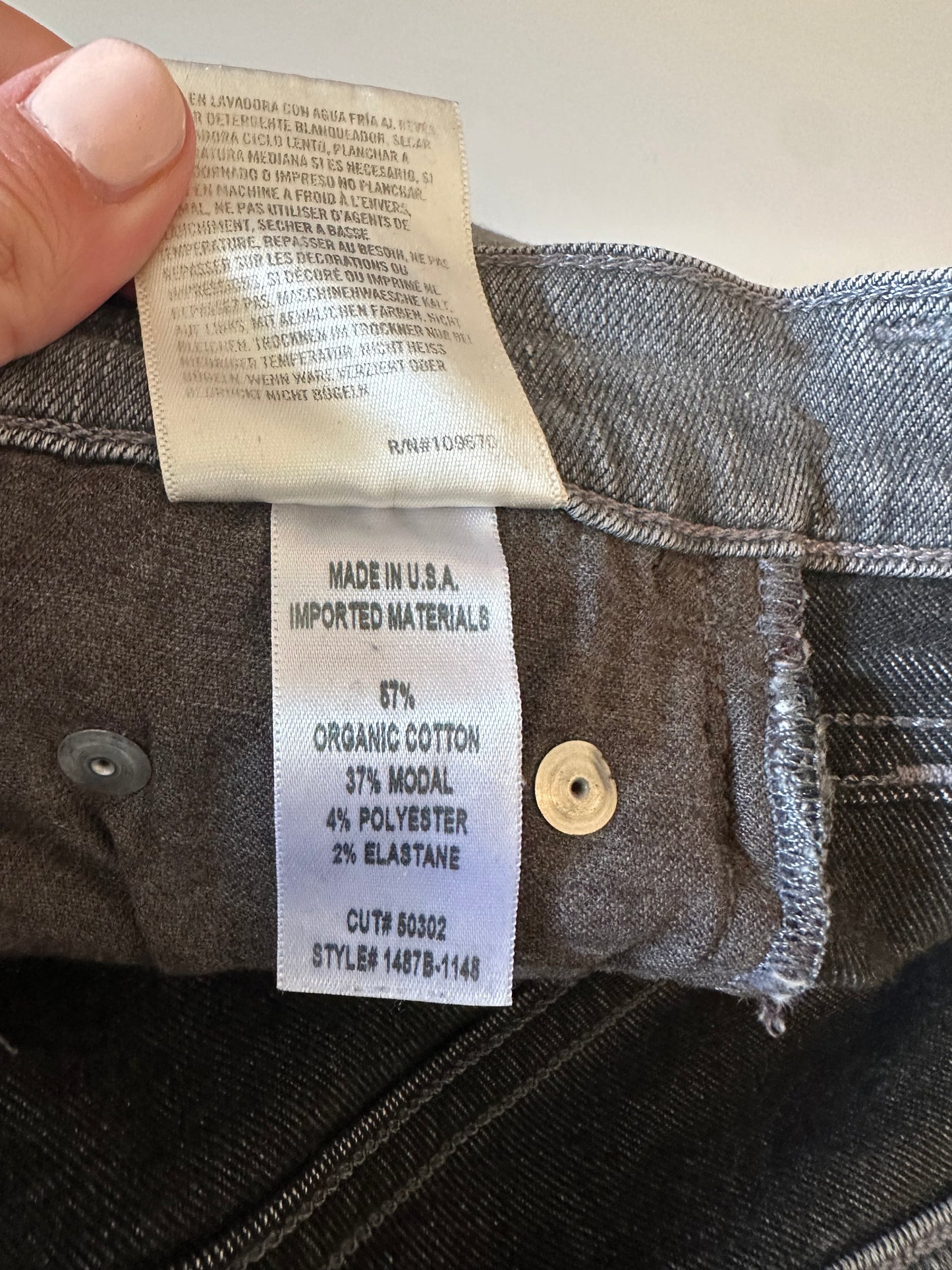 Citizens of Humanity Rocket Crop Mid Rise Skinny Gray Jeans | Size 27