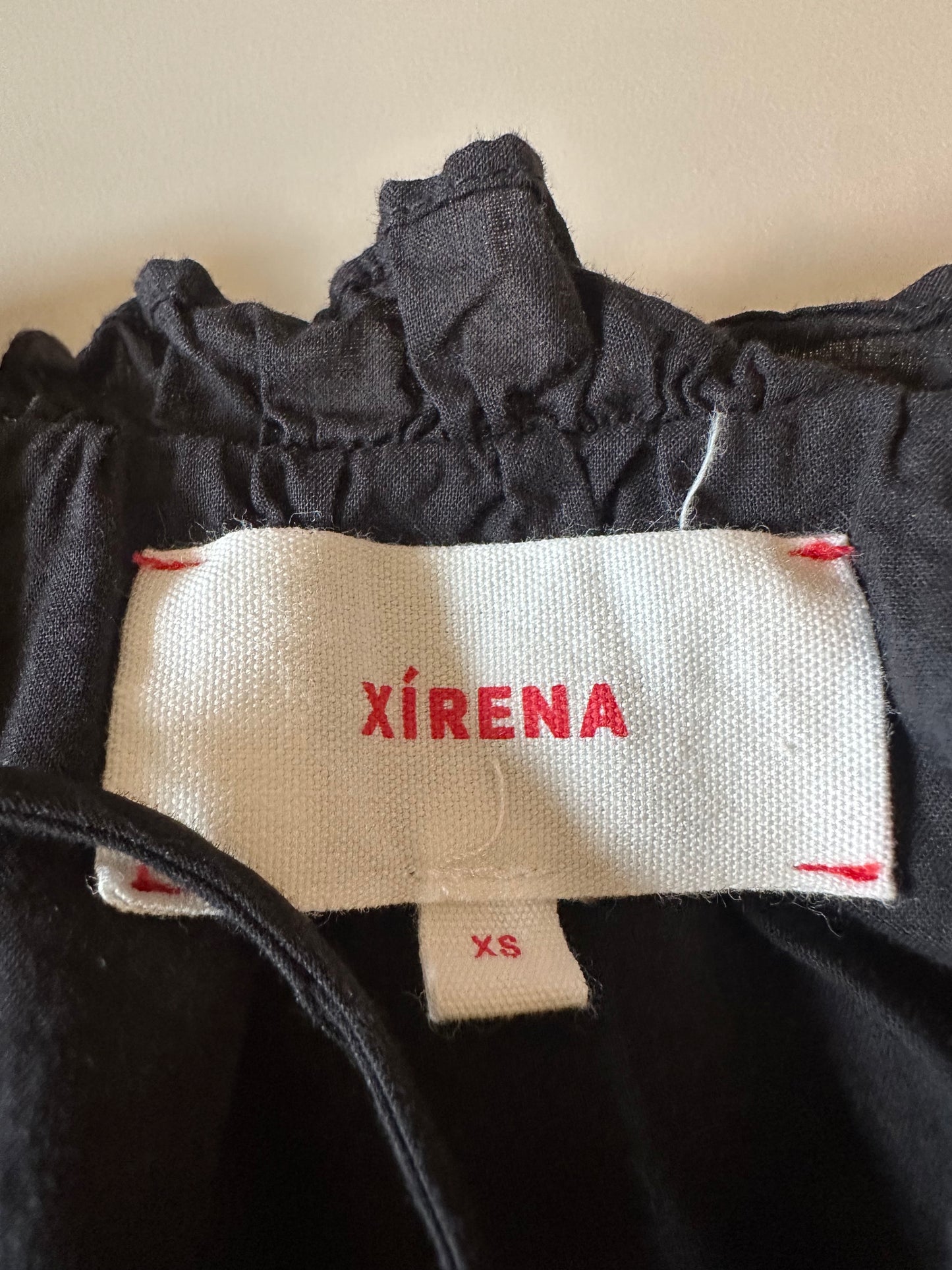 Xirena Tiggy Dress in Black Cotton Poplin | Size XS