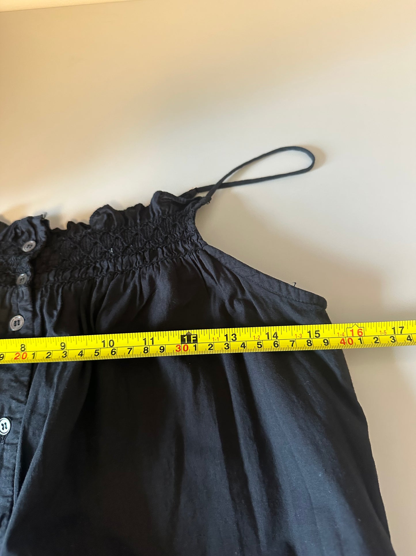 Xirena Tiggy Dress in Black Cotton Poplin | Size XS