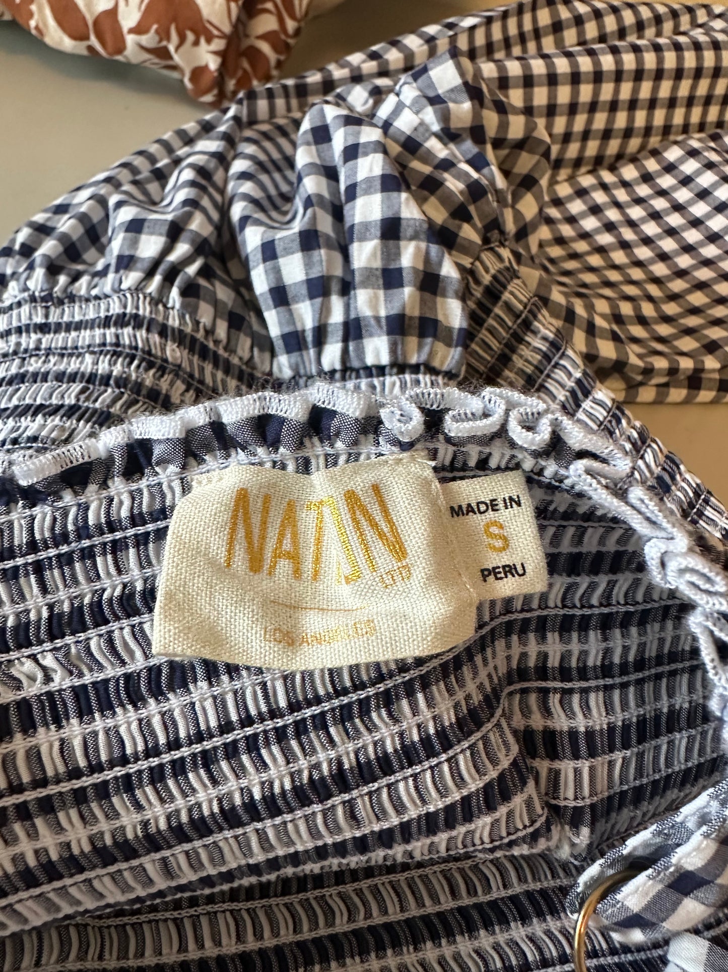 Nation Embry Gingham Sundress | Size Small
