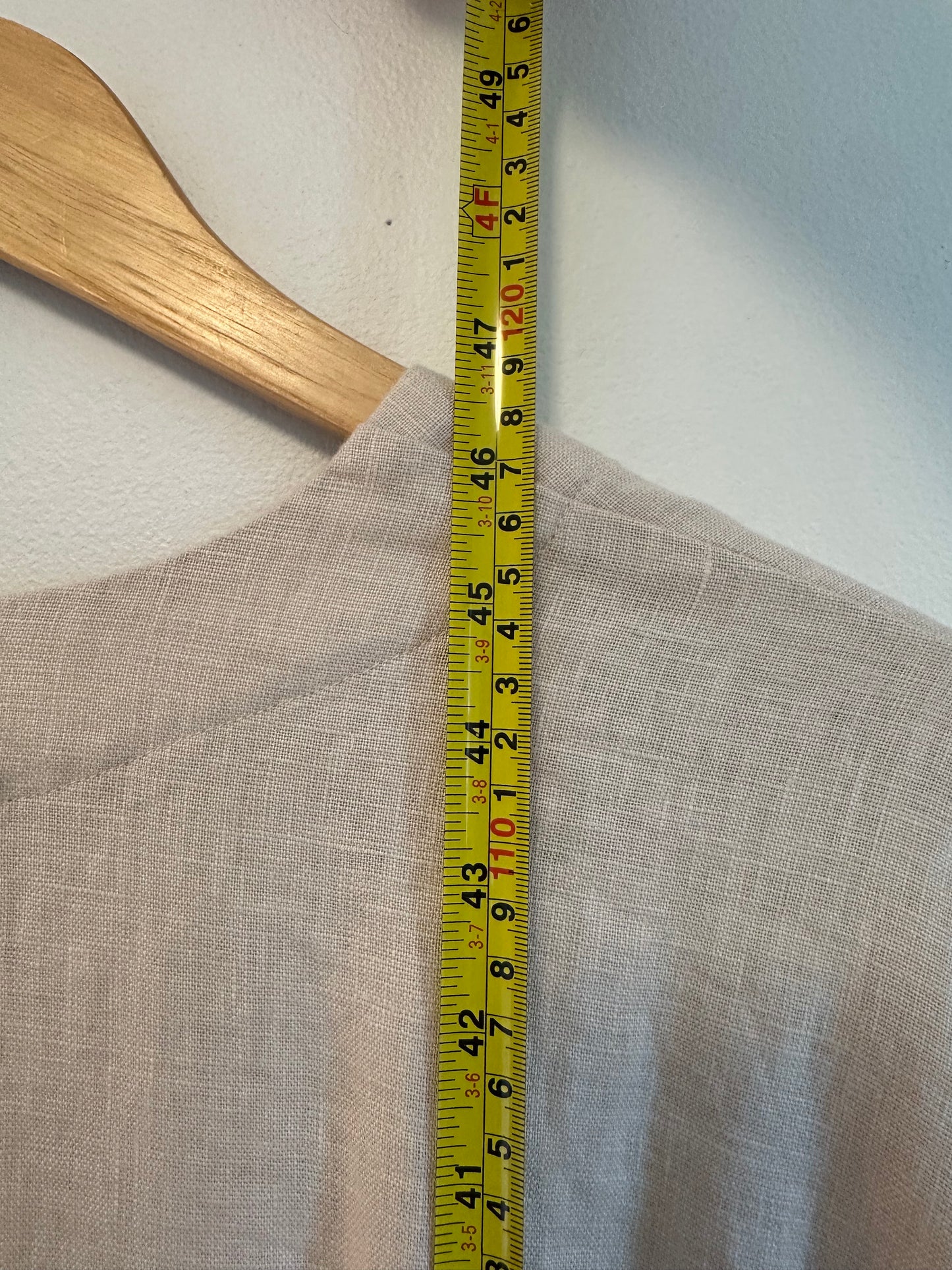 Xirena Tan Linen Lucy Button Front Dress | Size XS