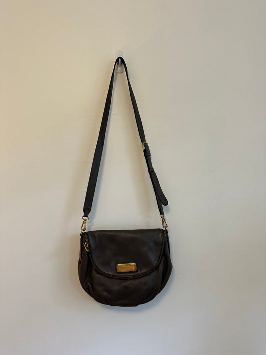 Marc by Marc Jacobs Classic Q Natasha Crossbody Bag in Gray Leather