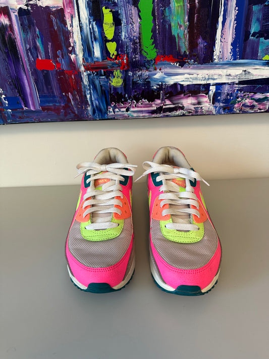 Nike Air Max 90 Highlight Volt Pink Sneakers | Size 9