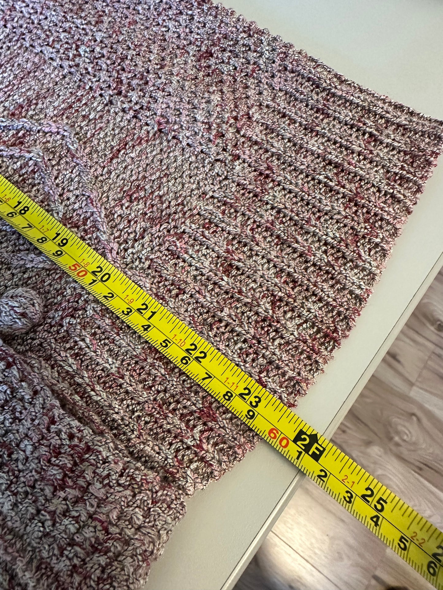 Tory Burch Mixed Knit Cardigan | Size Large