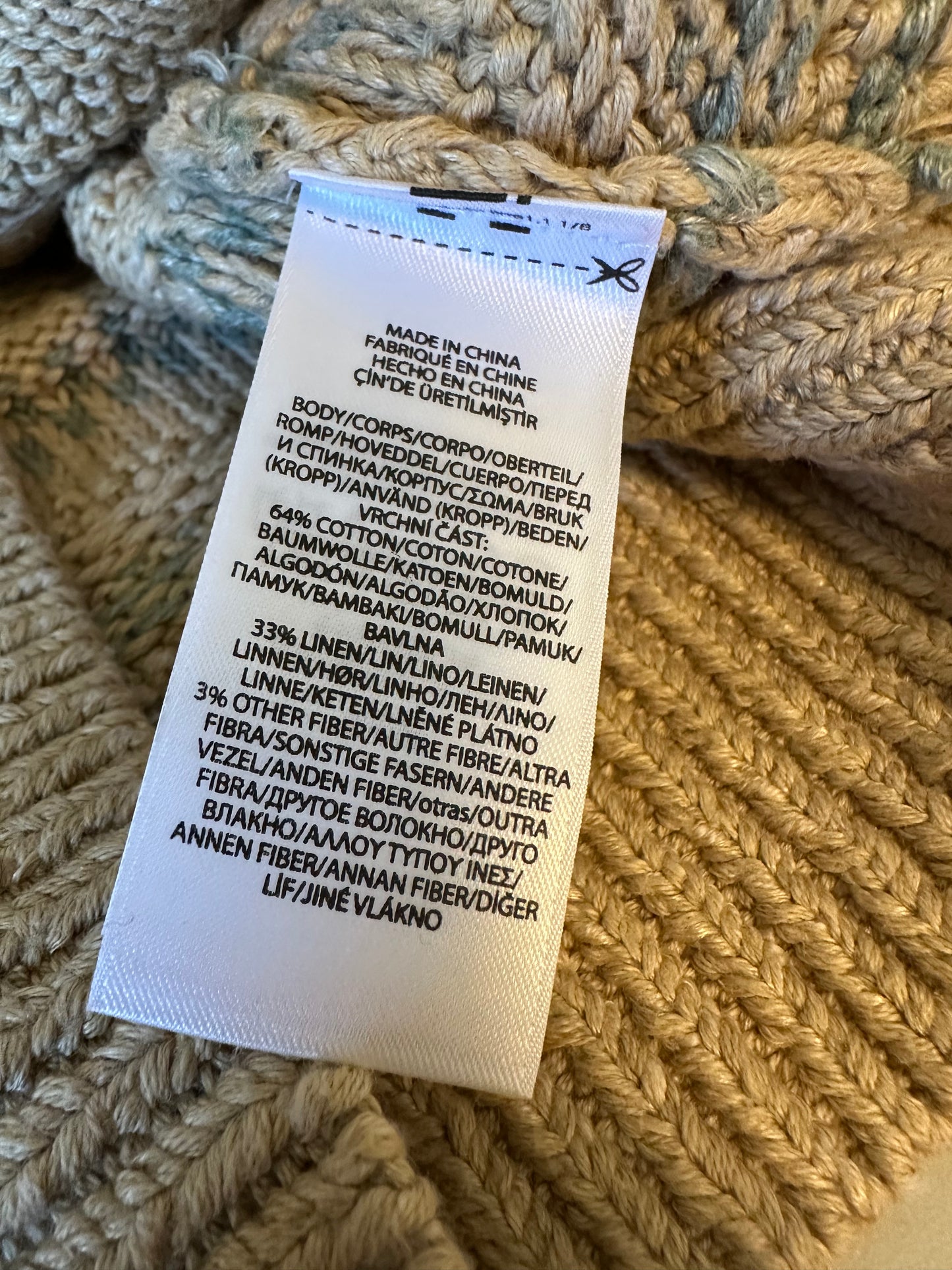 Polo Ralph Lauren Jacquard Short-Sleeve Sweater | Size XL