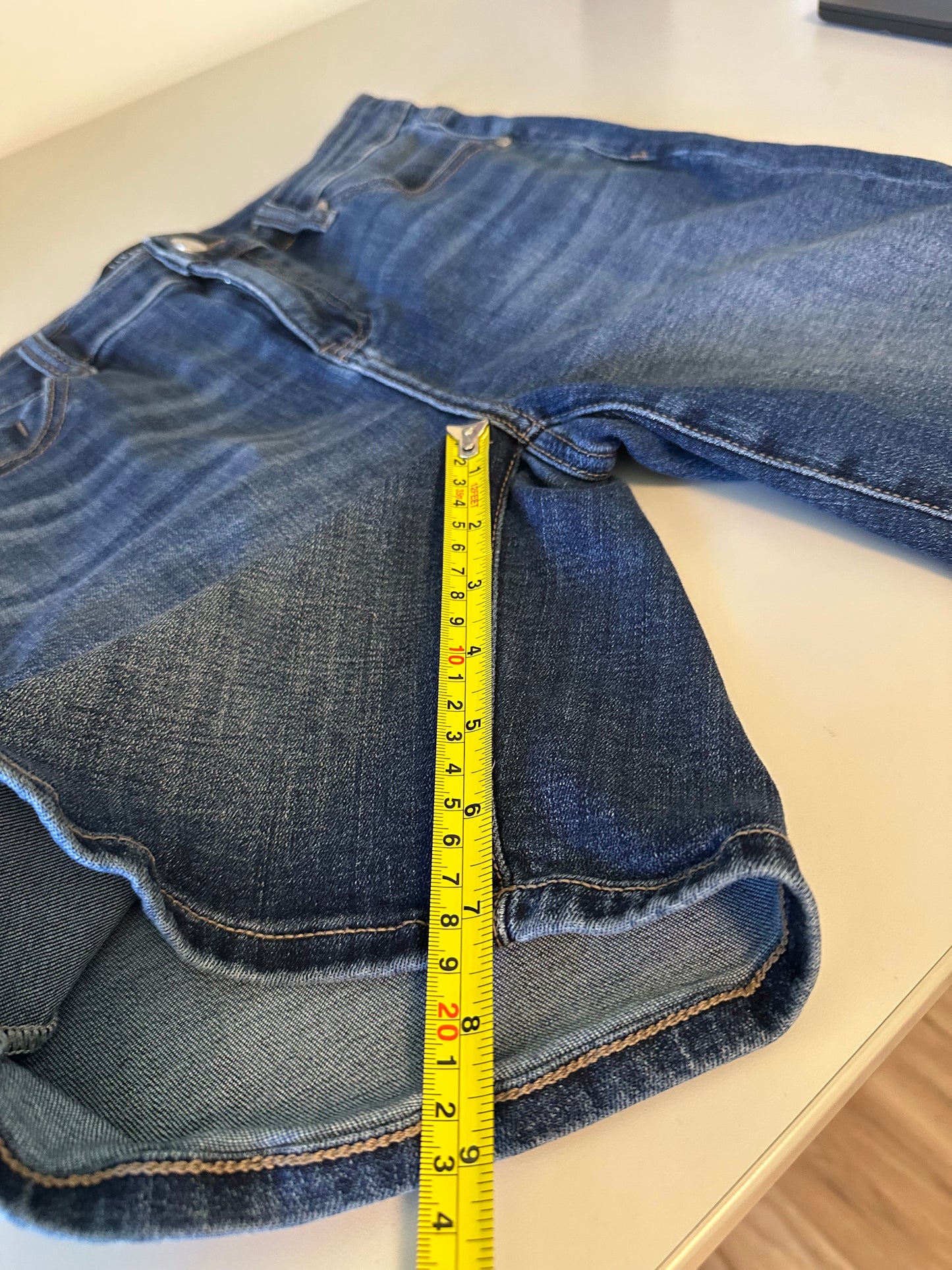 Liverpool Long Denim Shorts | Size 8 Petite