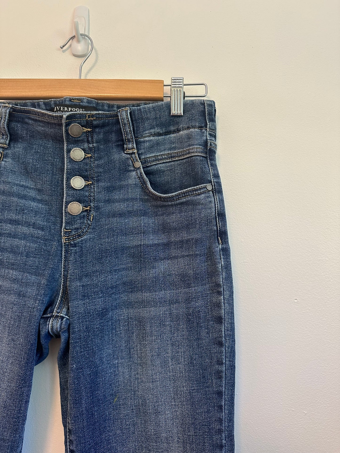 Liverpool Kick Flare Cropped Jeans | Size 8